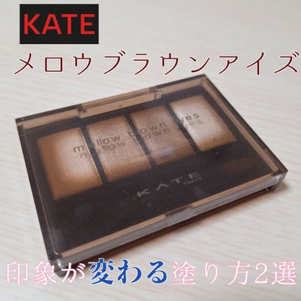 ケイト メロウブラウンアイズ/KATE/アイシャドウパレットを使ったクチコミ(1枚目)