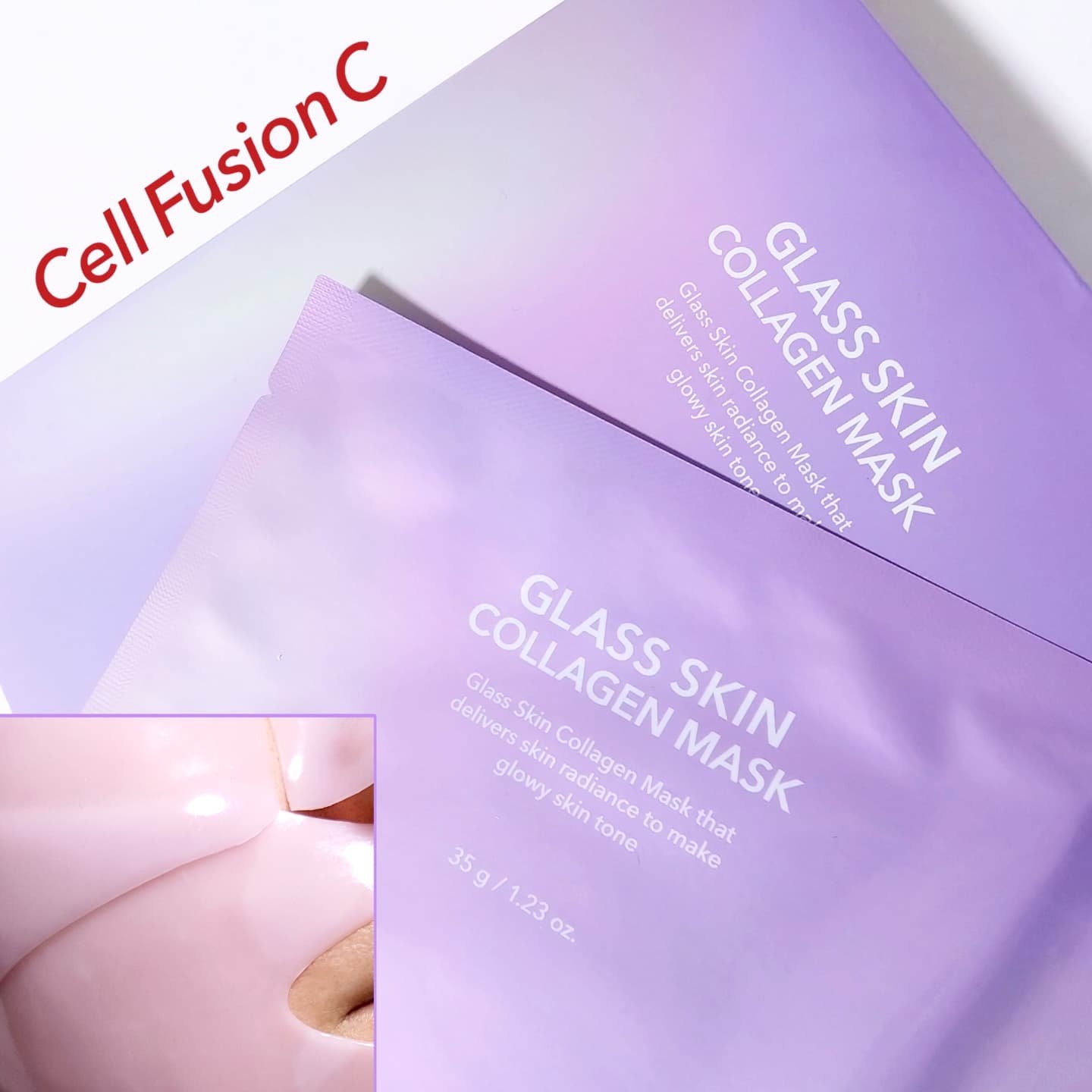 グラススキンコラーゲンマスク/Cell Fusion C(セルフュージョンシー)/シートマスク・パックを使ったクチコミ（1枚目）