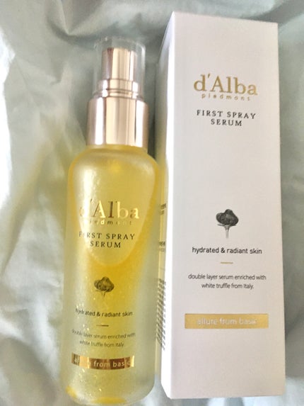 ダルバ ホワイトトリュフファーストスプレーセラム/ダルバ/ミスト状化粧水を使ったクチコミ(1枚目)