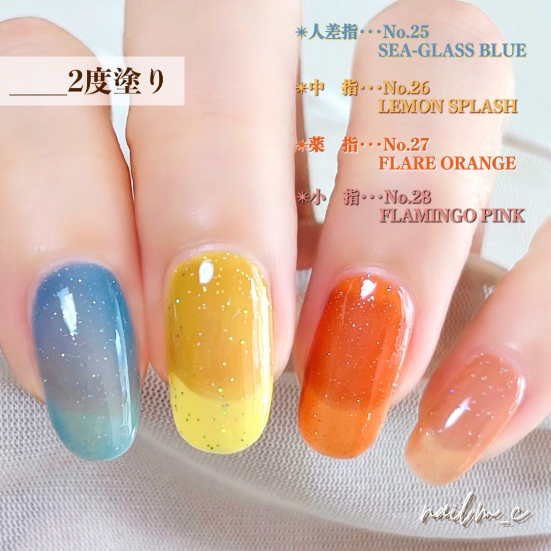 まっこ*セルフネイル on LIPS 「ꫛꫀꪝ✧‧˚//NUMBERPOLISH2025春新色◼︎2月..」(4枚目)