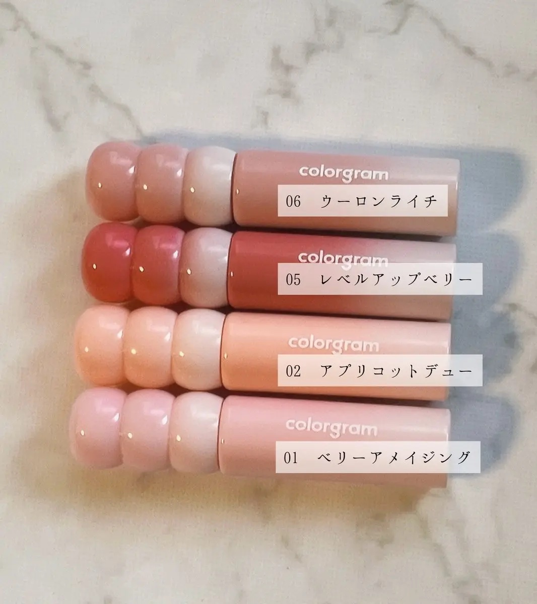 カラーグラム タンフルグラスティントミルク/Colorgram/リップティントを使ったクチコミ（3枚目）