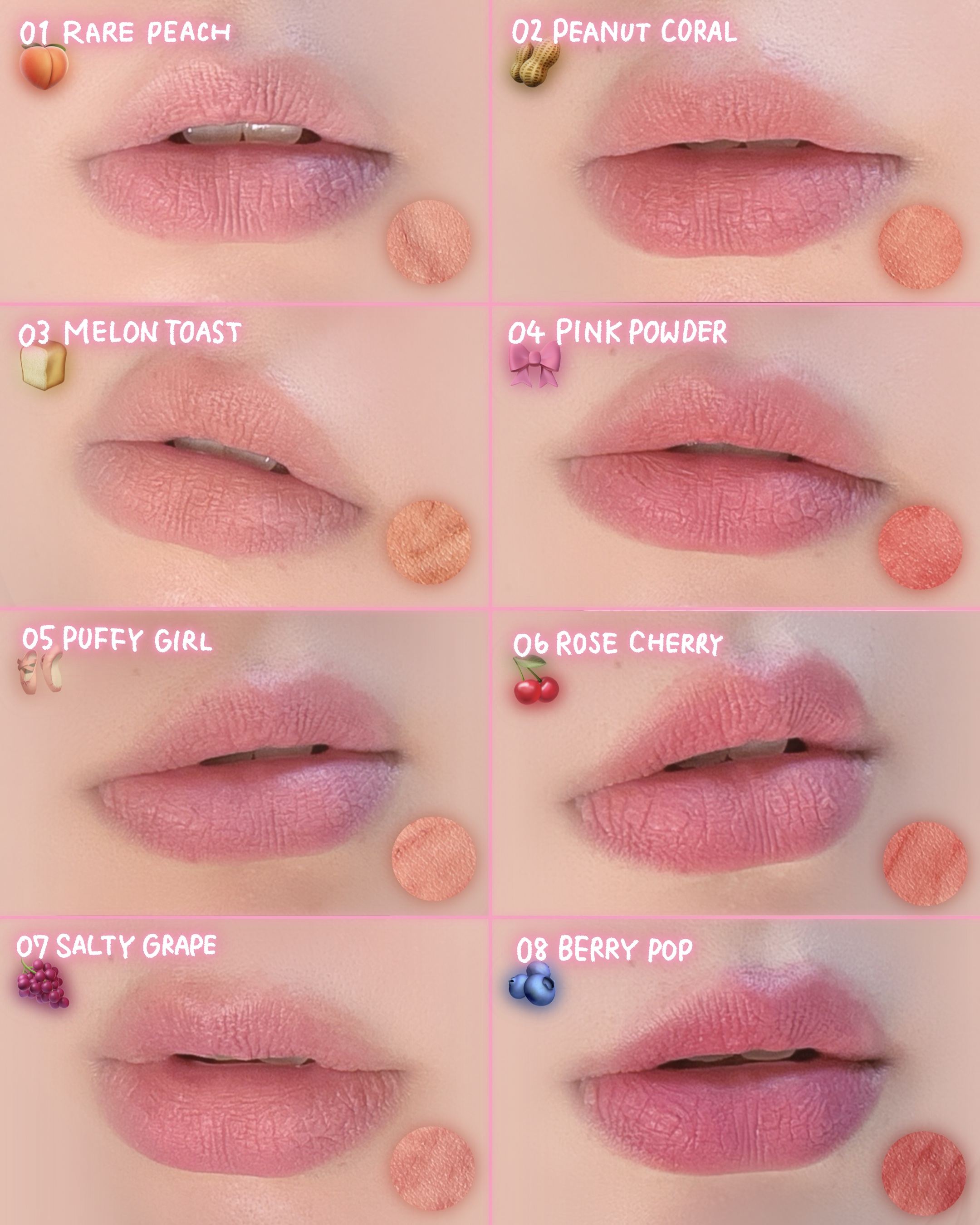 パウダーベルベットティント 02 ピーナッツコーラル/AMUSE/リップティントを使ったクチコミ（3枚目）