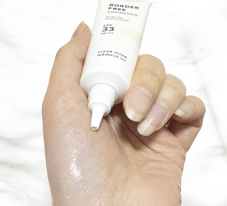 クリアグロウリンクルUV/BORDER FREE cosmetics/日焼け止め・UVケアを使ったクチコミ（3枚目）
