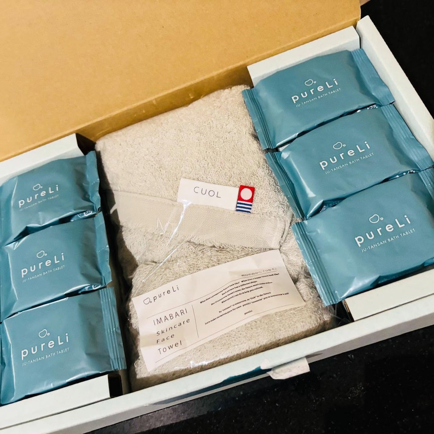 重炭酸バスタブレット/pureLi/炭酸系入浴剤を使ったクチコミ(3枚目)