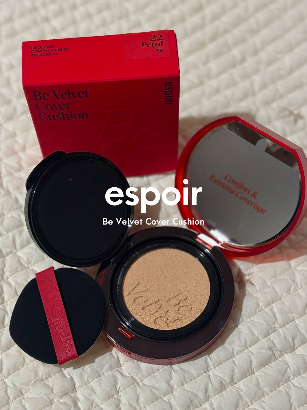 ビーベルベットカバークッション/espoir/クッションファンデーションを使ったクチコミ(1枚目)