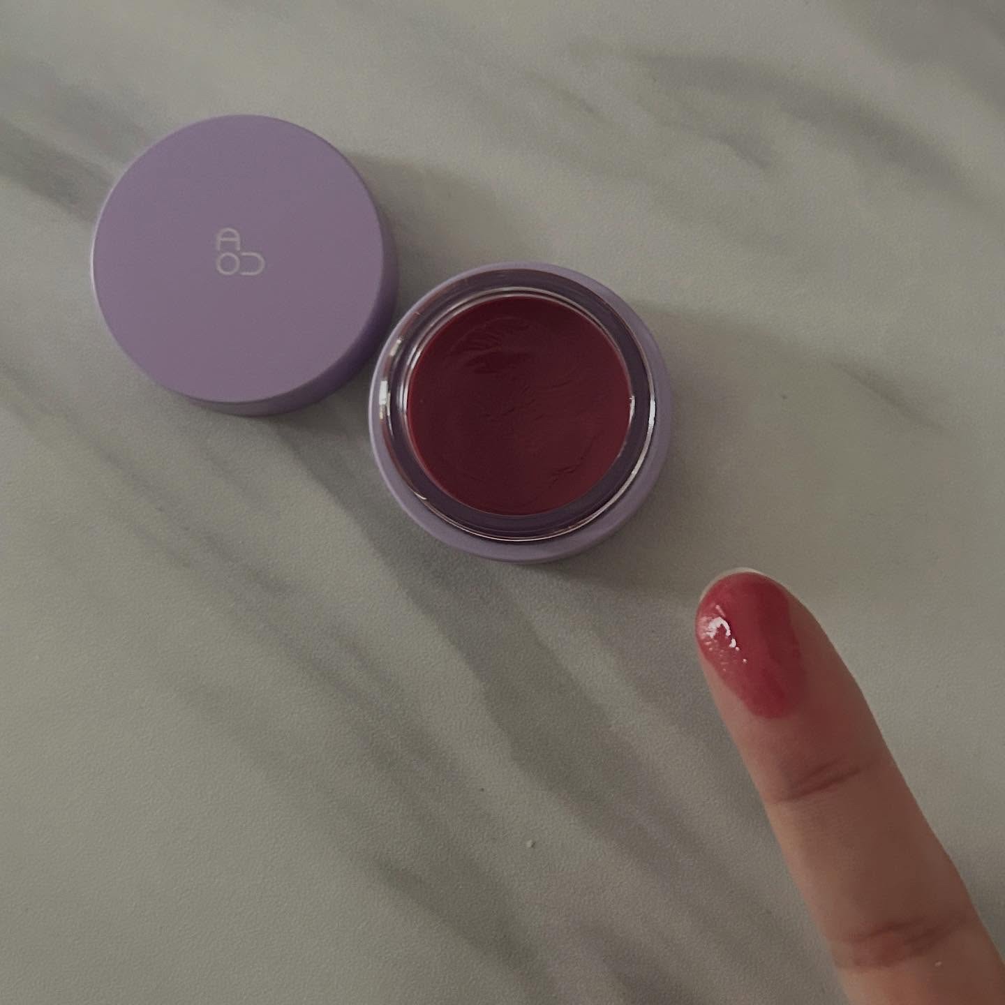 GLOWY TINT BALM/AOU/リップグロスを使ったクチコミ（3枚目）