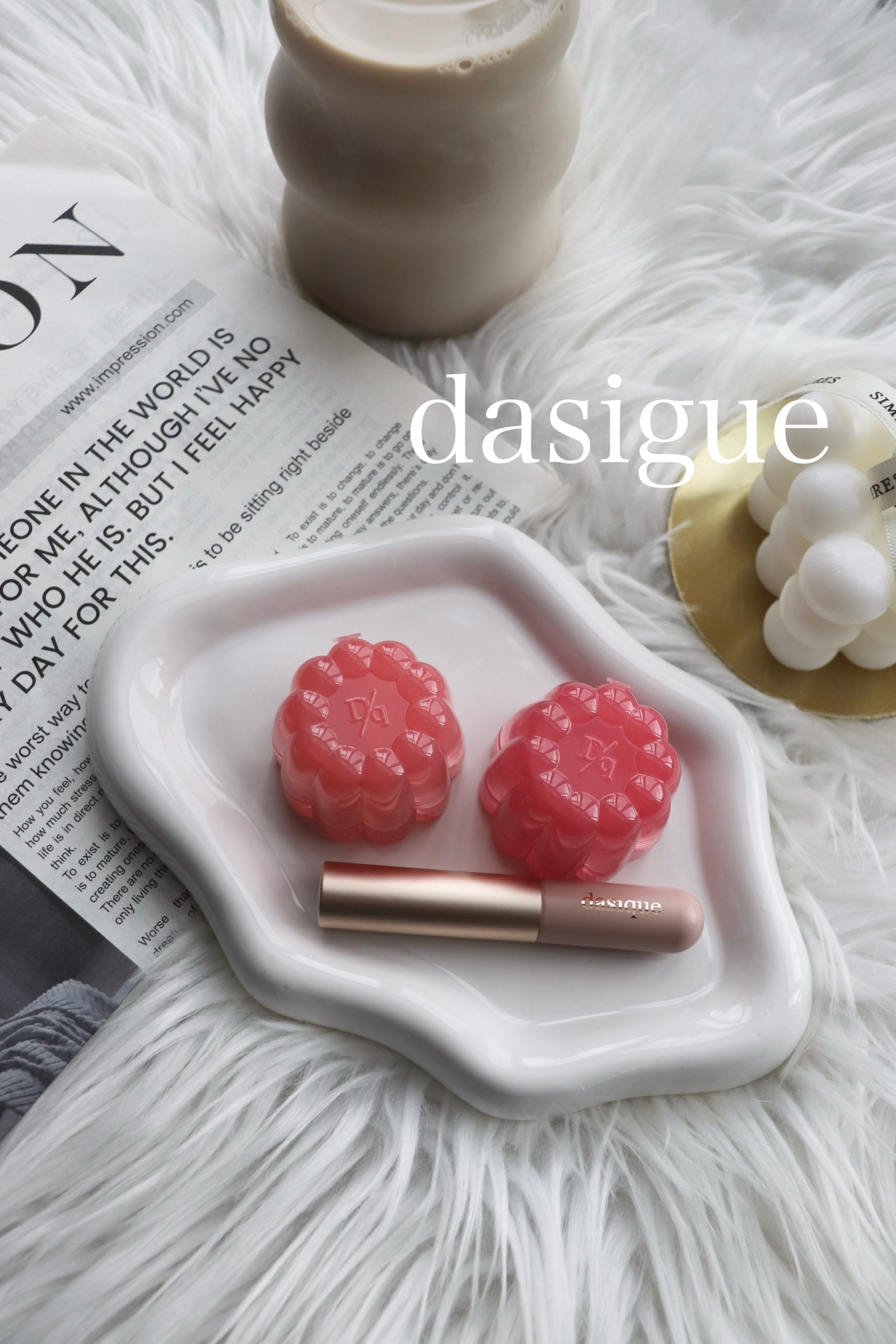 チューインググロウポット/dasique/口紅を使ったクチコミ（1枚目）