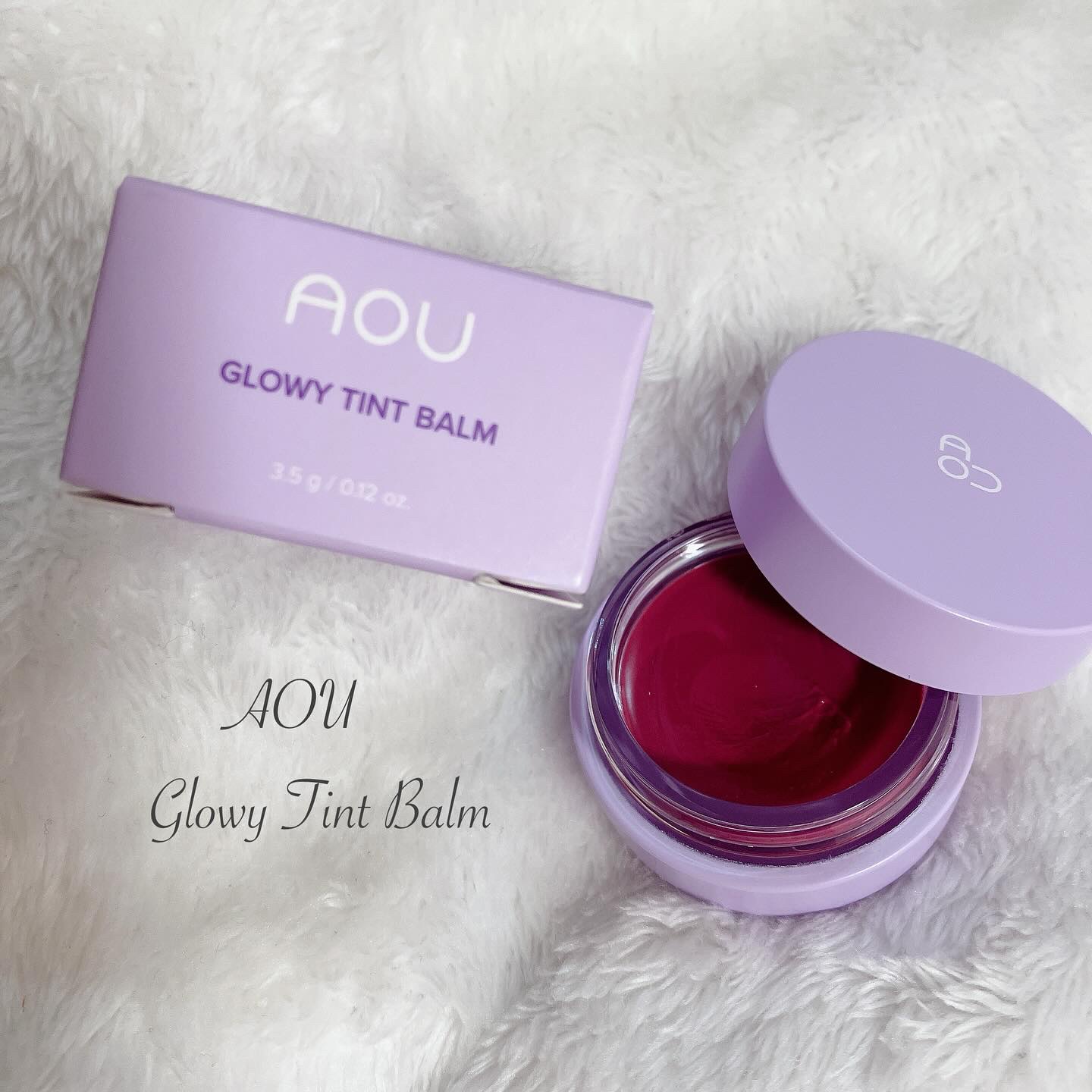 GLOWY TINT BALM/AOU/リップグロスを使ったクチコミ（1枚目）