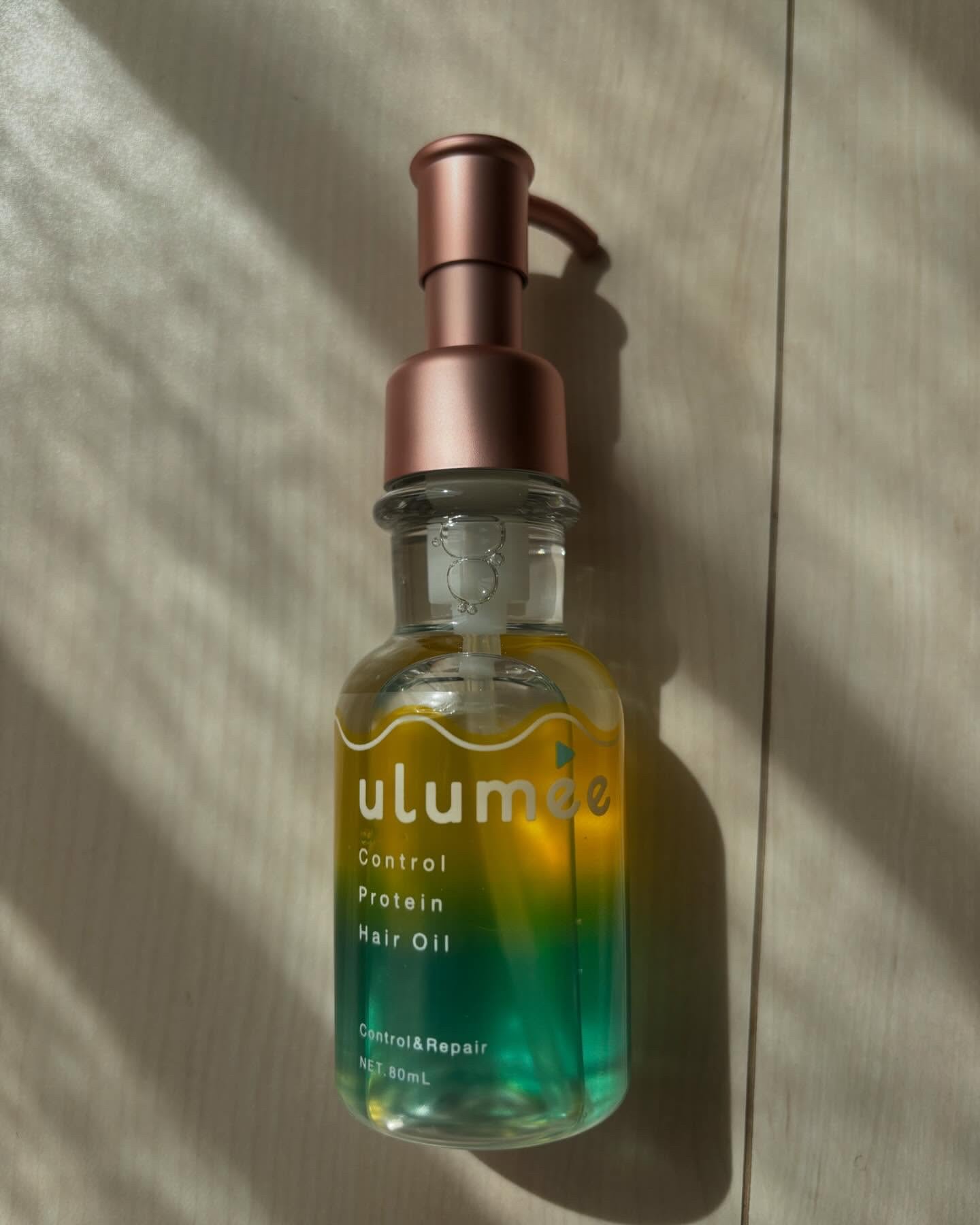 コントロールプロテイン ヘアオイル/ulumee/ヘアオイルを使ったクチコミ（1枚目）