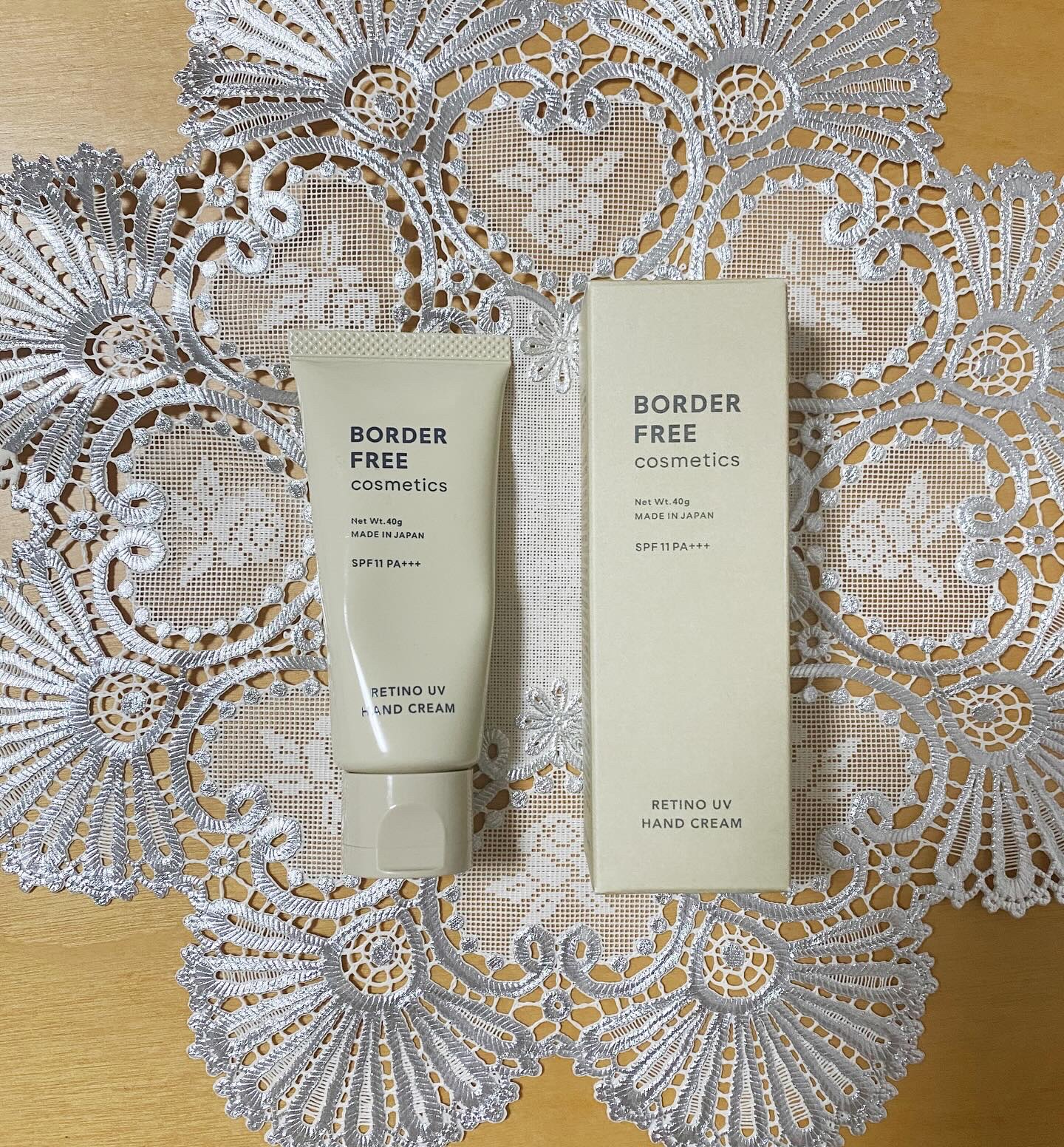 レチノUVハンドクリーム/BORDER FREE cosmetics/ハンドクリームを使ったクチコミ（3枚目）