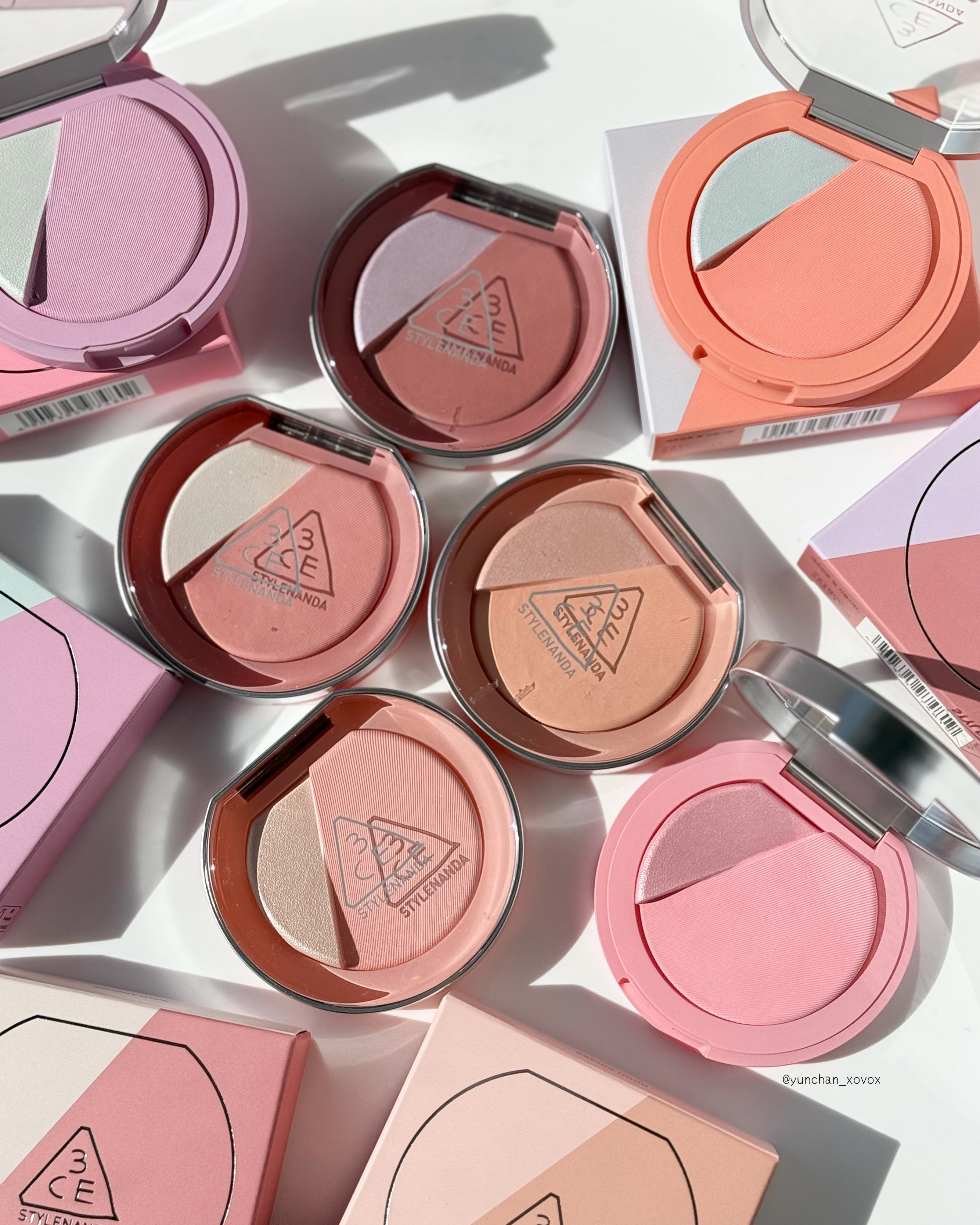 3CE ブラッシュライター/3CE/パウダーチークを使ったクチコミ（2枚目）