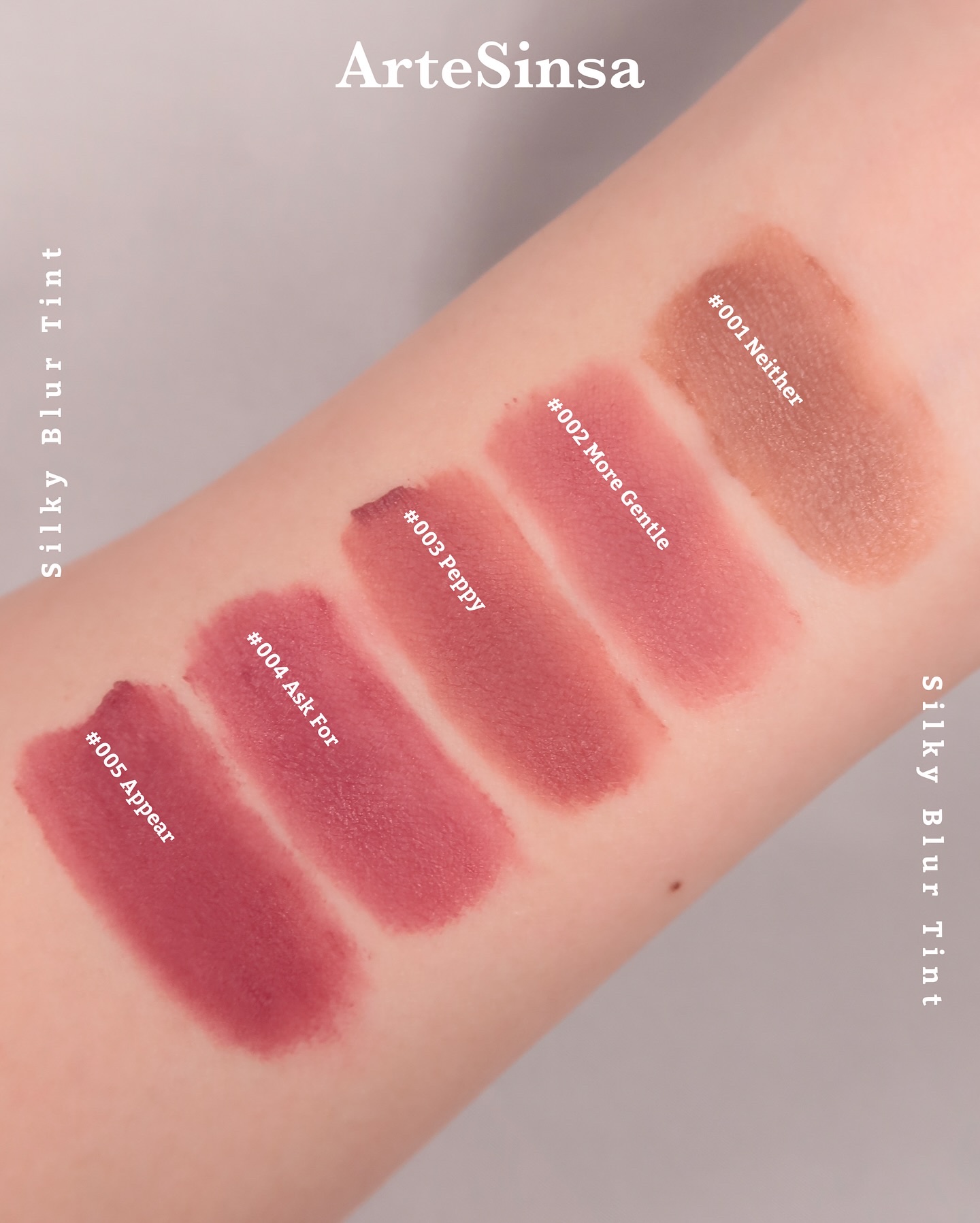 シルキーブラーティント/ArteSinsa/口紅を使ったクチコミ（2枚目）