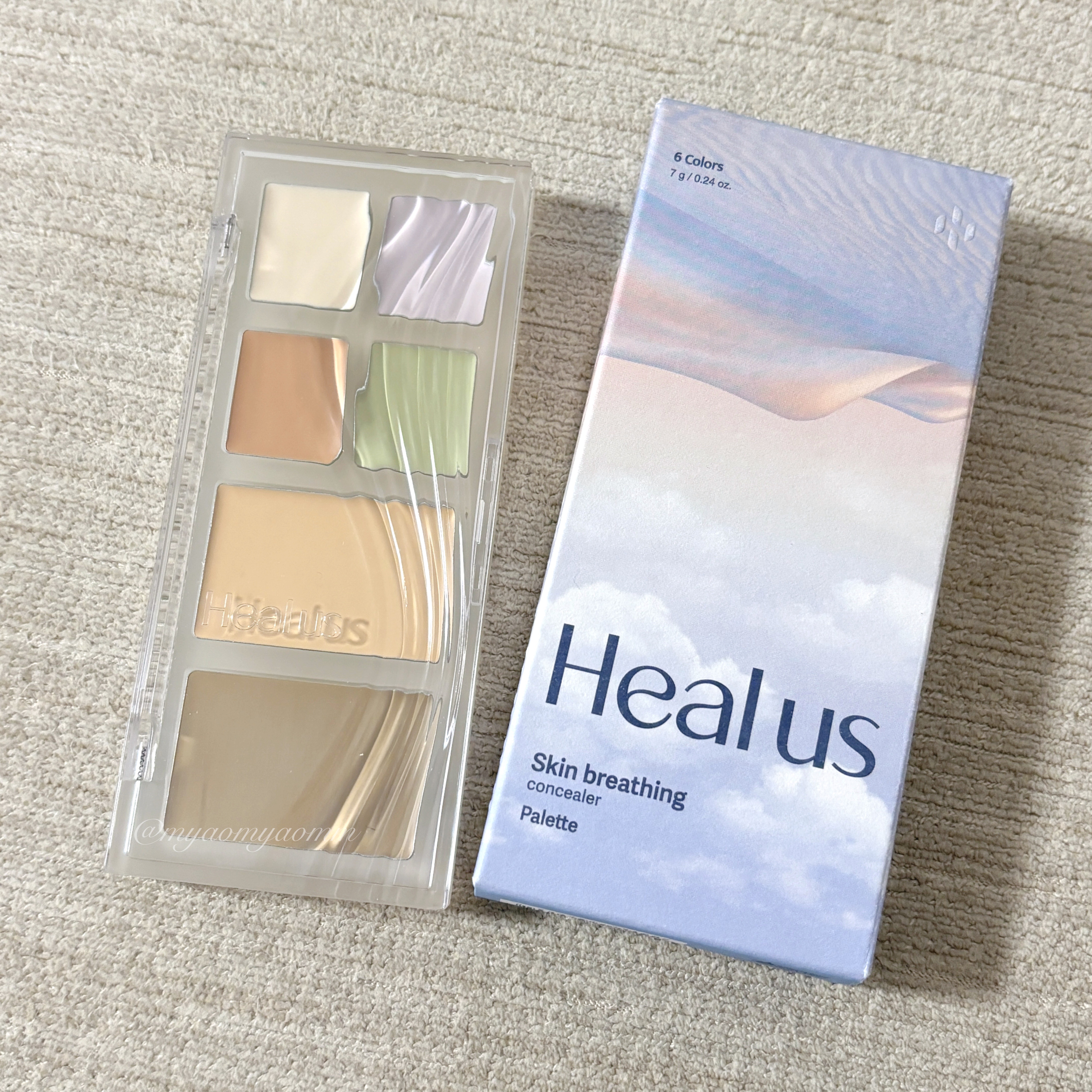 ブリージングコンシーラーパレット/Healus/パレットコンシーラーを使ったクチコミ（1枚目）