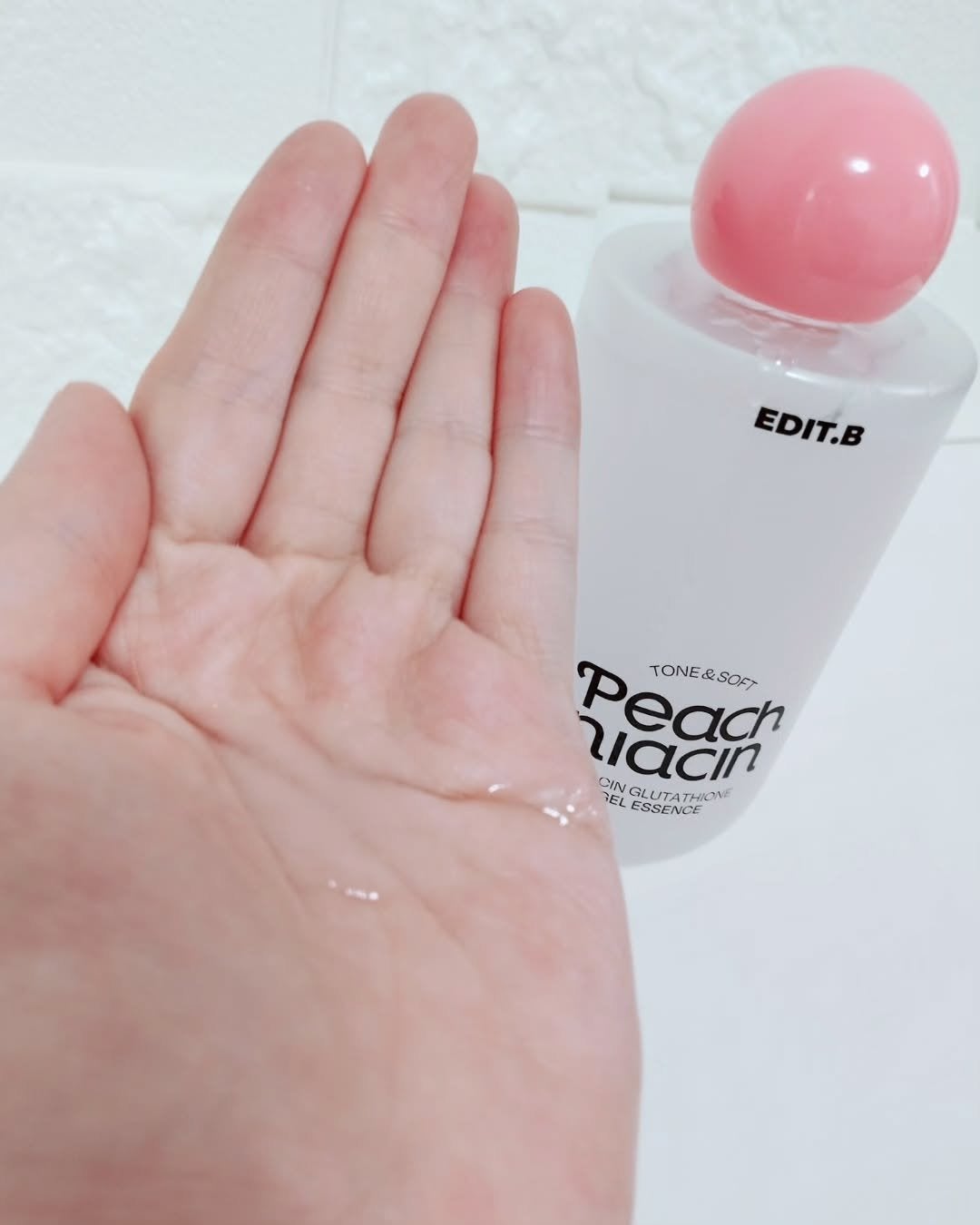 ピーチ ナイアシンアミド GLT ジェルエッセンス/EDIT.B/美容液を使ったクチコミ(3枚目)