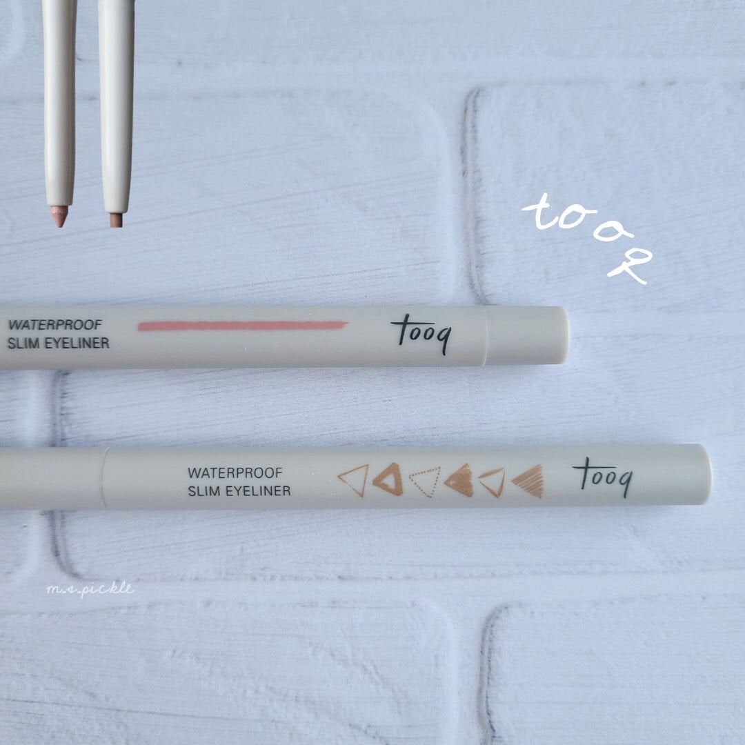 ウォータープルーフ スリム アイライナー/Tooq/ジェルアイライナーを使ったクチコミ(1枚目)