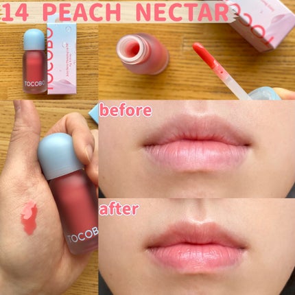 ジューシーベリープランピングリップオイル/TOCOBO/リップグロスを使ったクチコミ(6枚目)