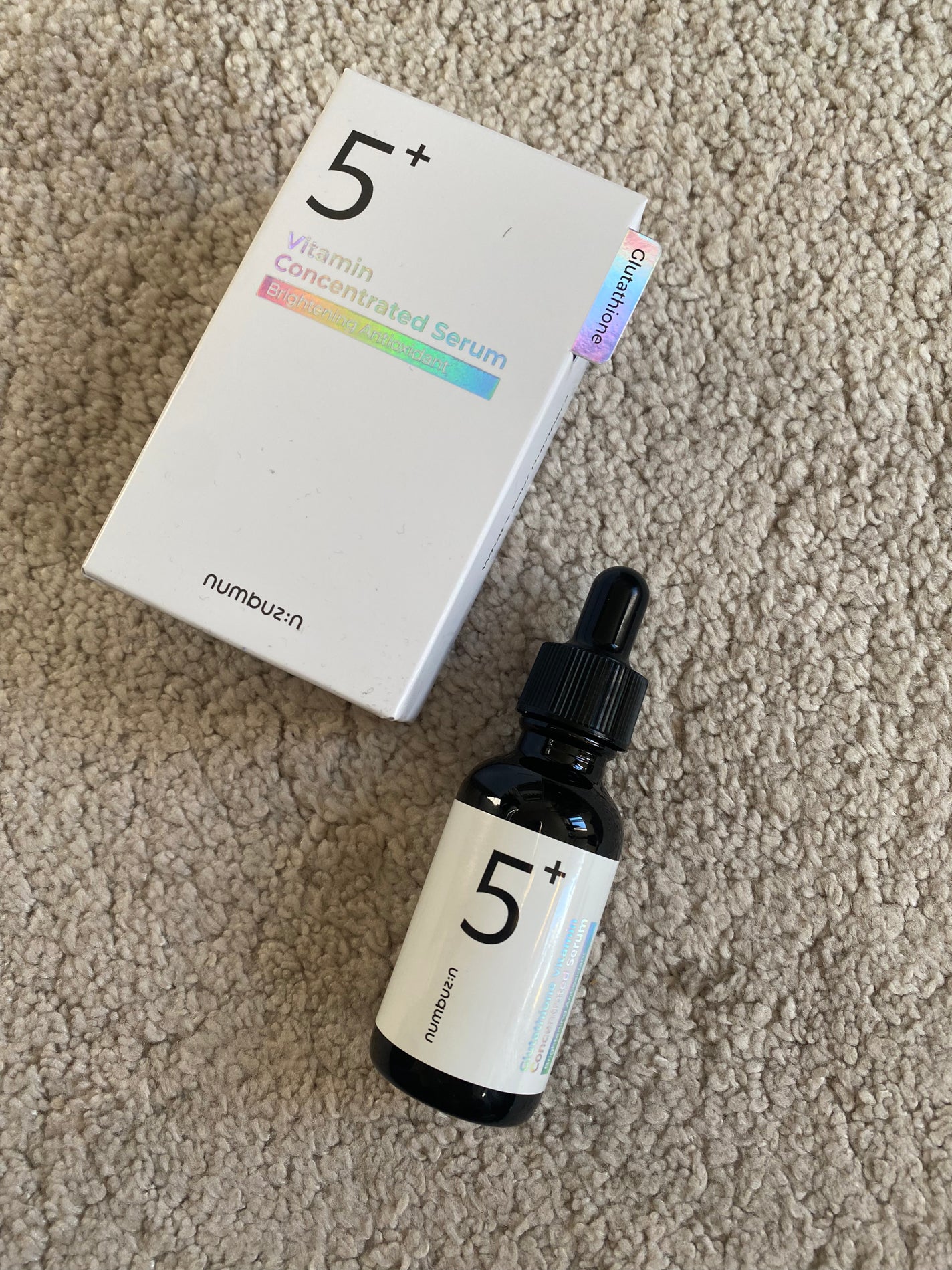 5番 白玉グルタチオンC美容液/numbuzin/美容液を使ったクチコミ(1枚目)