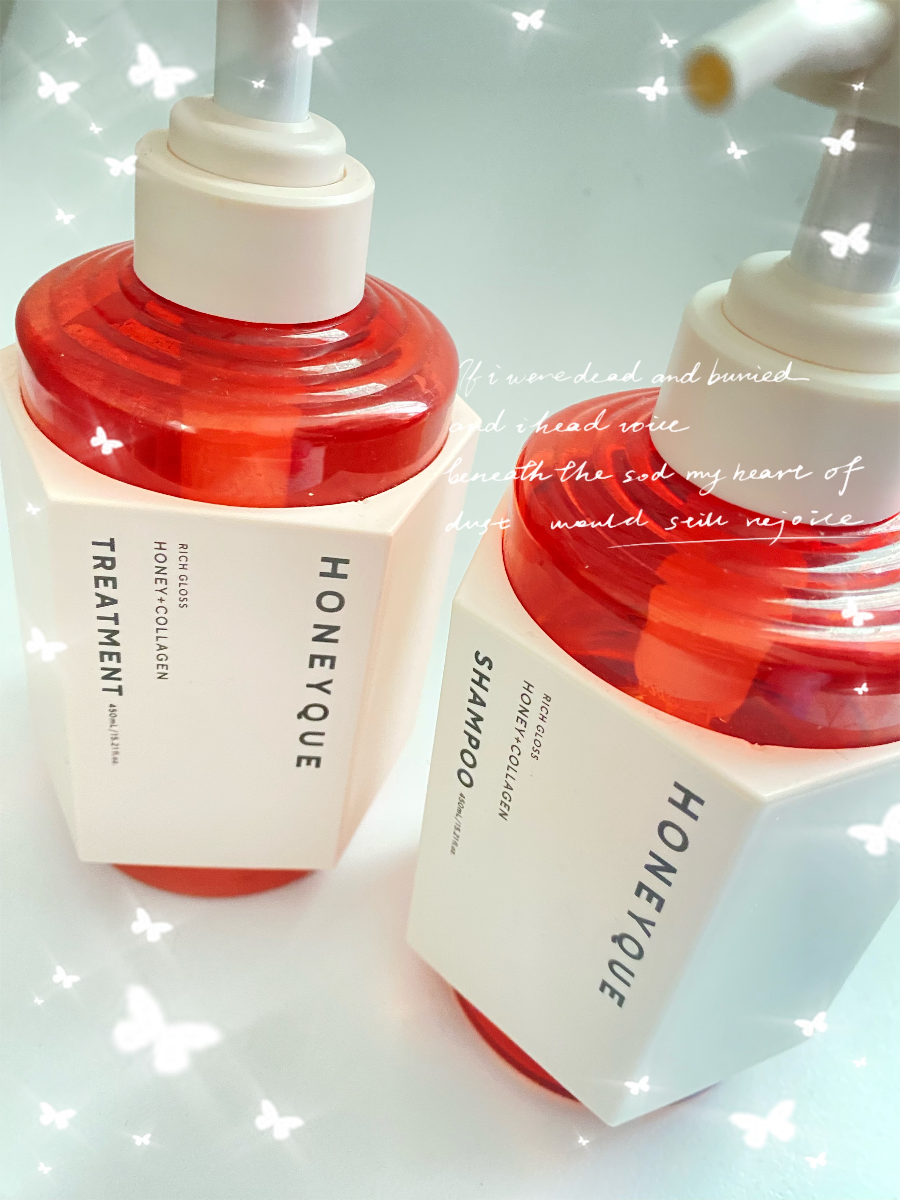 リッチグロス シャンプー シャイニー／ヘアトリートメント シャイニー/ハニーク/市販シャンプーを使ったクチコミ（1枚目）