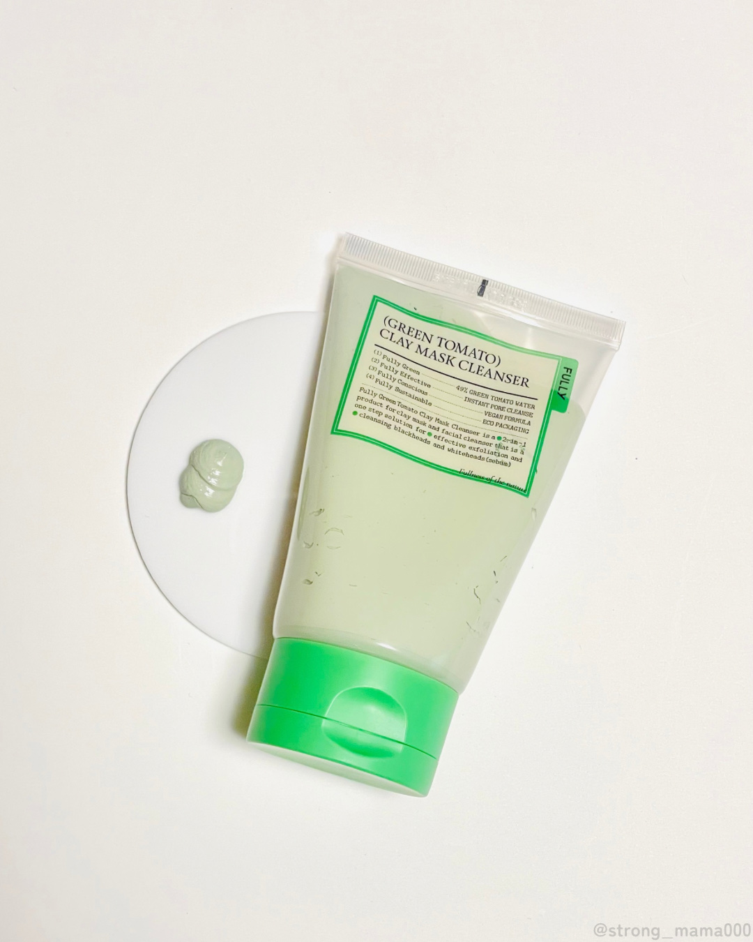 グリーントマトクレイマスククレンザー/FULLY/洗い流すパック・マスクを使ったクチコミ（2枚目）