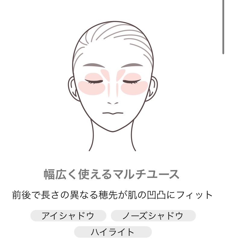 ロージーローザ マルチユースブラシ〈シャドウ〉のクチコミ「ロージーローザマルチユースブラシ〈シャドウ〉¥748 
2月14日発売

すごくフワフワで肌あ.....」（3枚目）