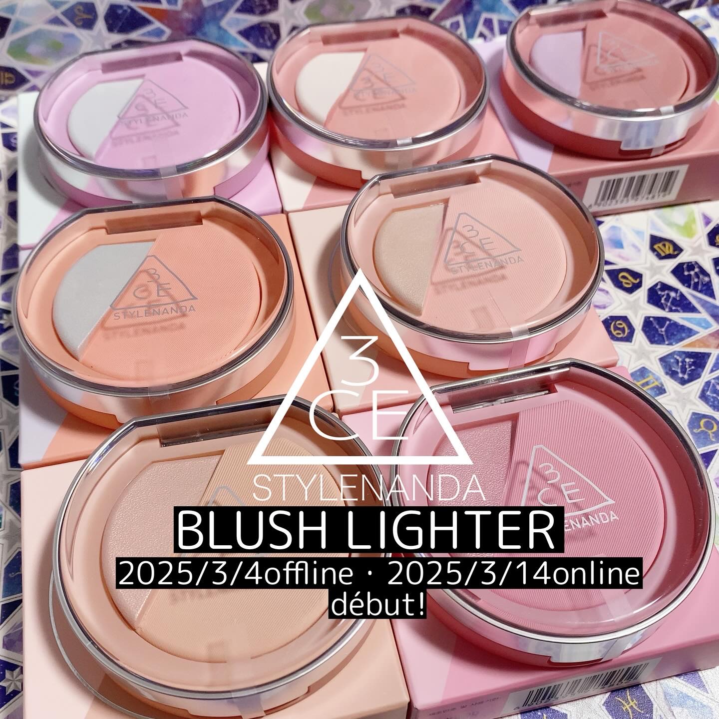 3CE ブラッシュライター/3CE/パウダーチークを使ったクチコミ（1枚目）