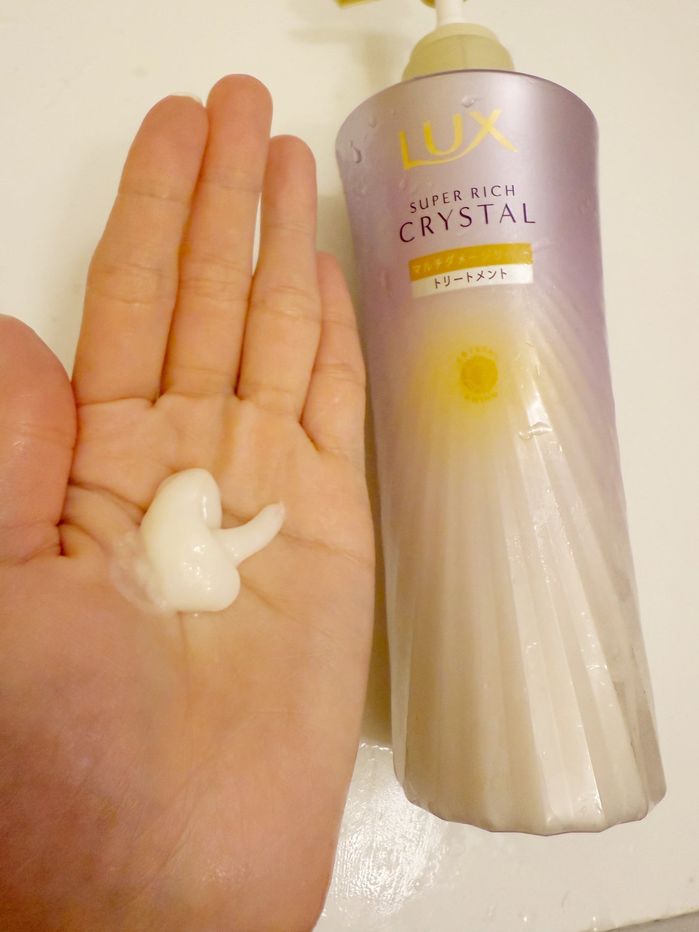 スーパーリッチクリスタル マルチダメージリペア シャンプー/トリートメント/LUX/市販シャンプーを使ったクチコミ(3枚目)