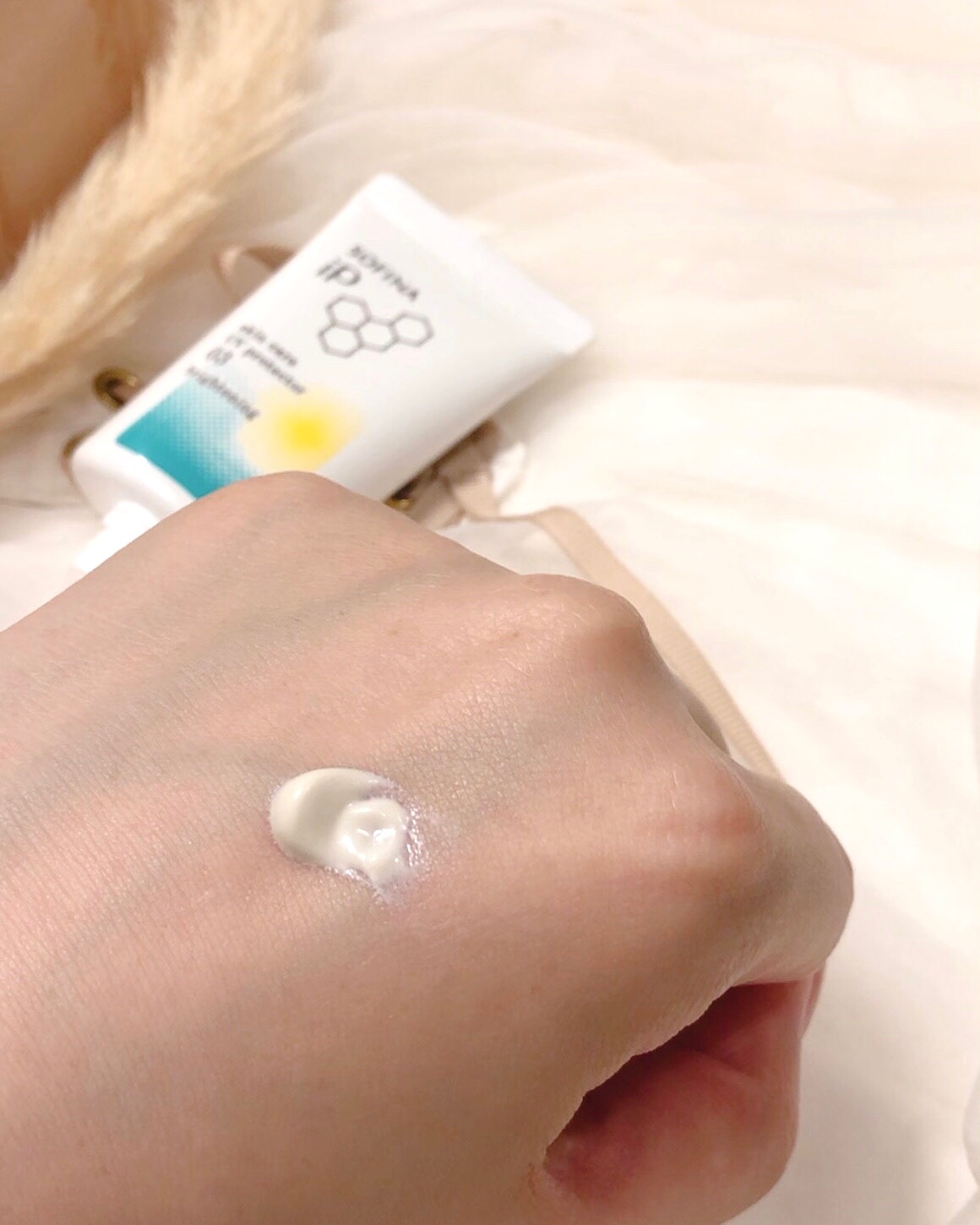 ソフィーナ iP スキンケアUV 03 シミができやすい肌環境 SPF50+PA++++/SOFINA iP/日焼け止めクリームを使ったクチコミ（2枚目）