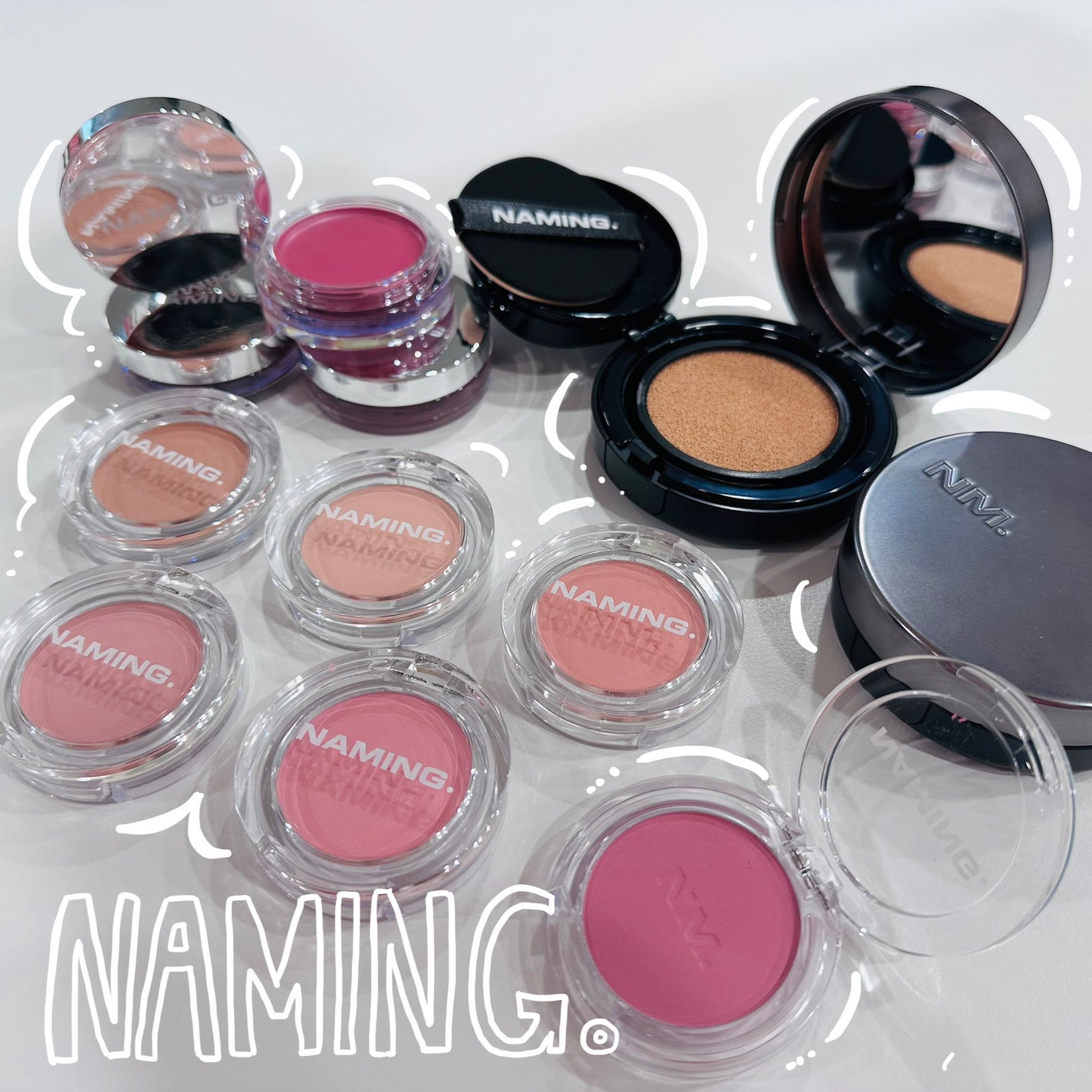 ネーミング フラッフィーパウダーブラッシュ/NAMING./パウダーチークを使ったクチコミ(1枚目)