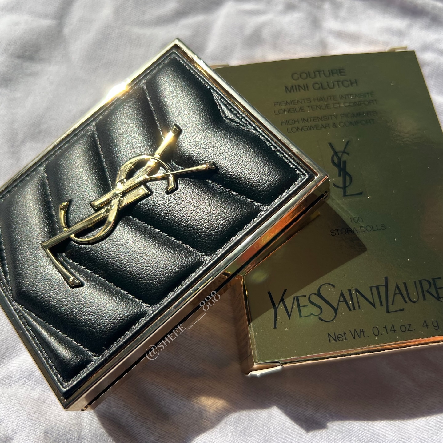 クチュール ミニ クラッチ/YVES SAINT LAURENT BEAUTE/アイシャドウパレットを使ったクチコミ（3枚目）