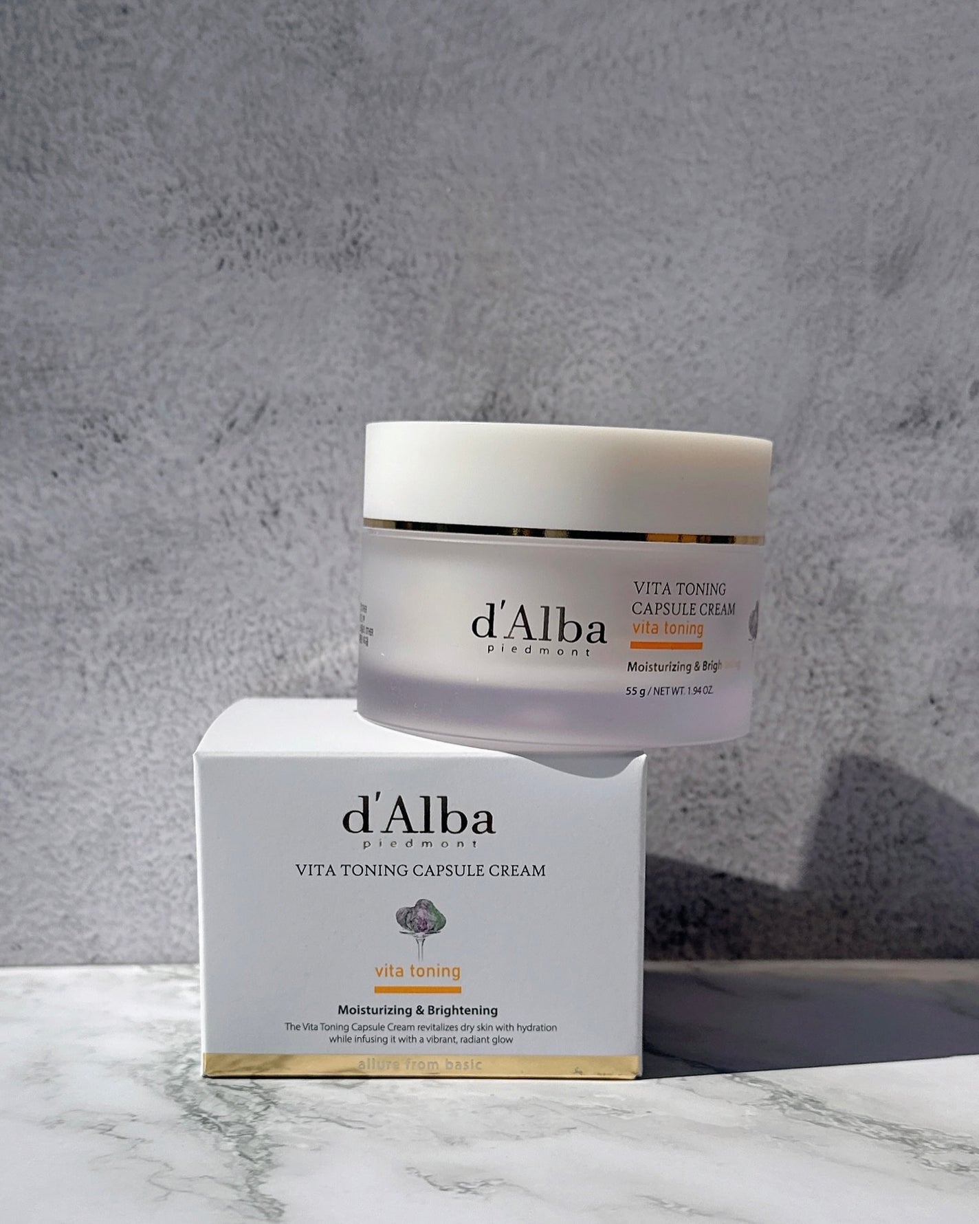 ビタトーニングカプセルクリーム/ダルバ/フェイスクリームを使ったクチコミ(1枚目)