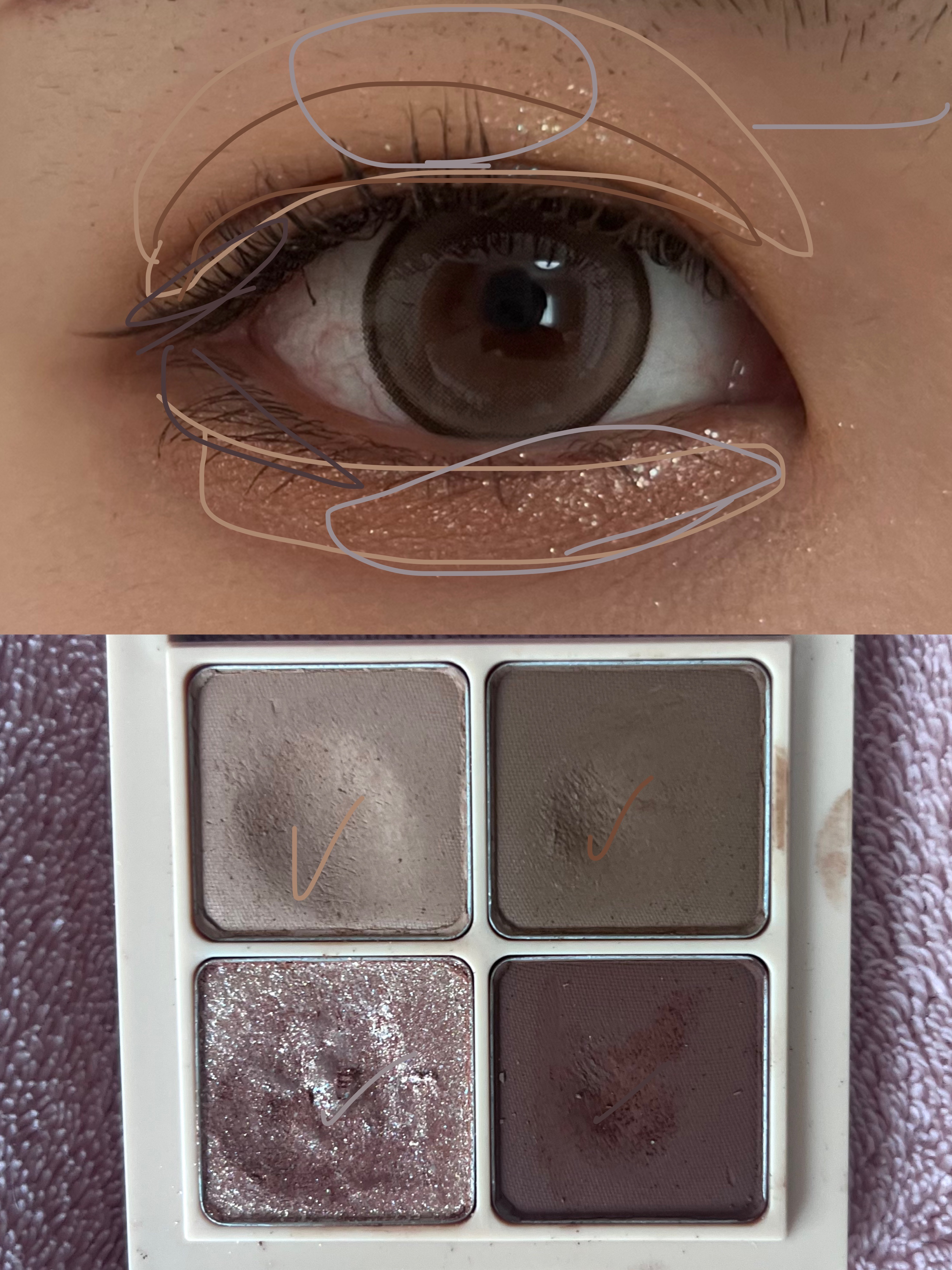 トゥインクル グリッター/innisfree/リキッドアイライナーを使ったクチコミ（2枚目）