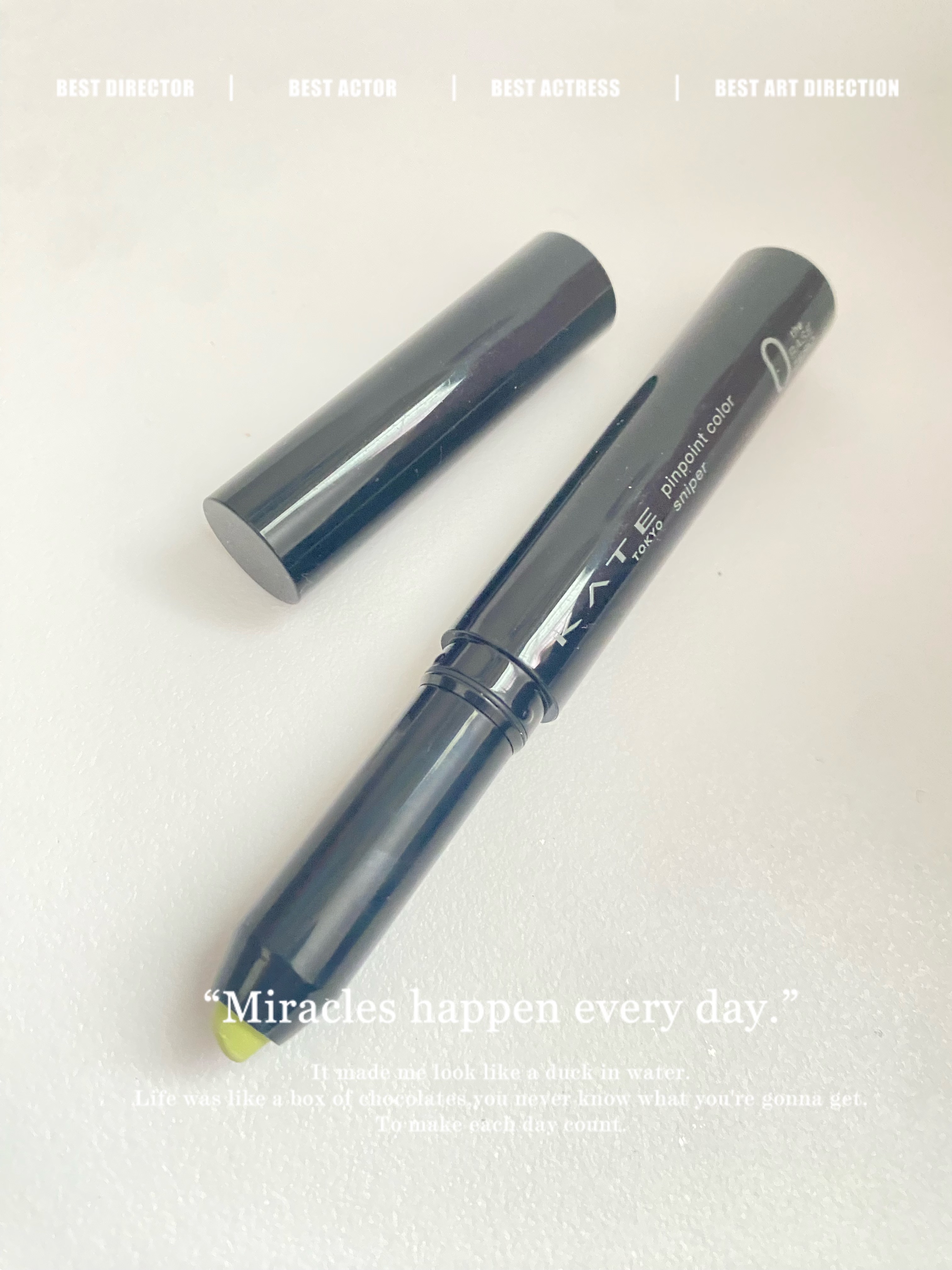 ピンポイントカラースナイパー/KATE/スティックコンシーラーを使ったクチコミ（1枚目）