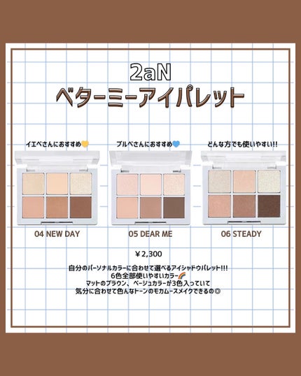 ベターミーアイパレット/2aN/マルチパレットを使ったクチコミ(3枚目)