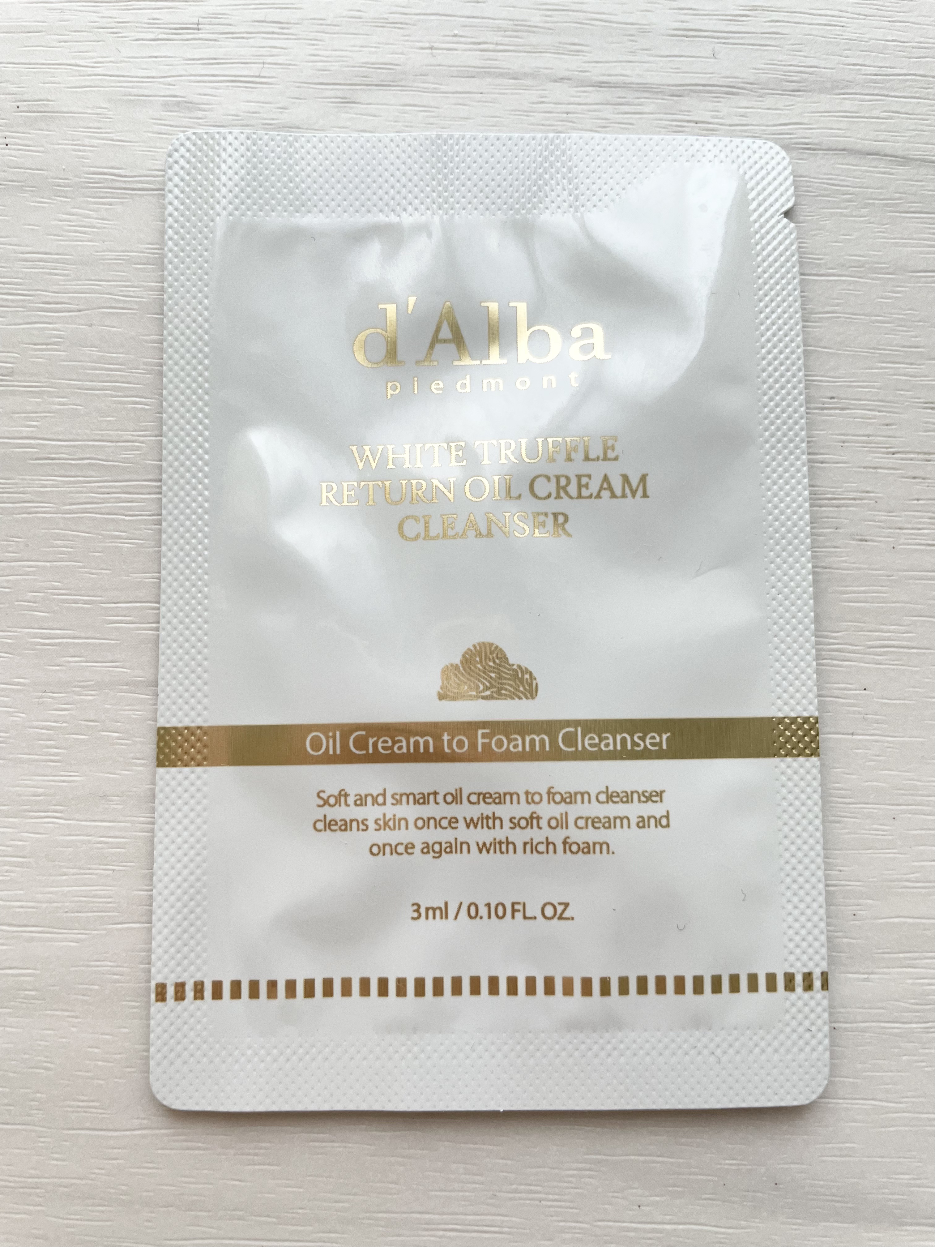ホワイトトリュフリターンオイルクリームクレンザー/ダルバ/クレンジングを使ったクチコミ（1枚目）