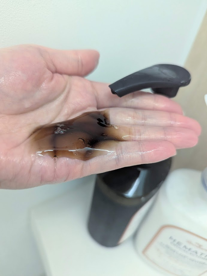 ヘマチン ブースター シャンプー /トリートメント ペアー＆ムスクの香り/マイブースターズ/市販シャンプーを使ったクチコミ（3枚目）