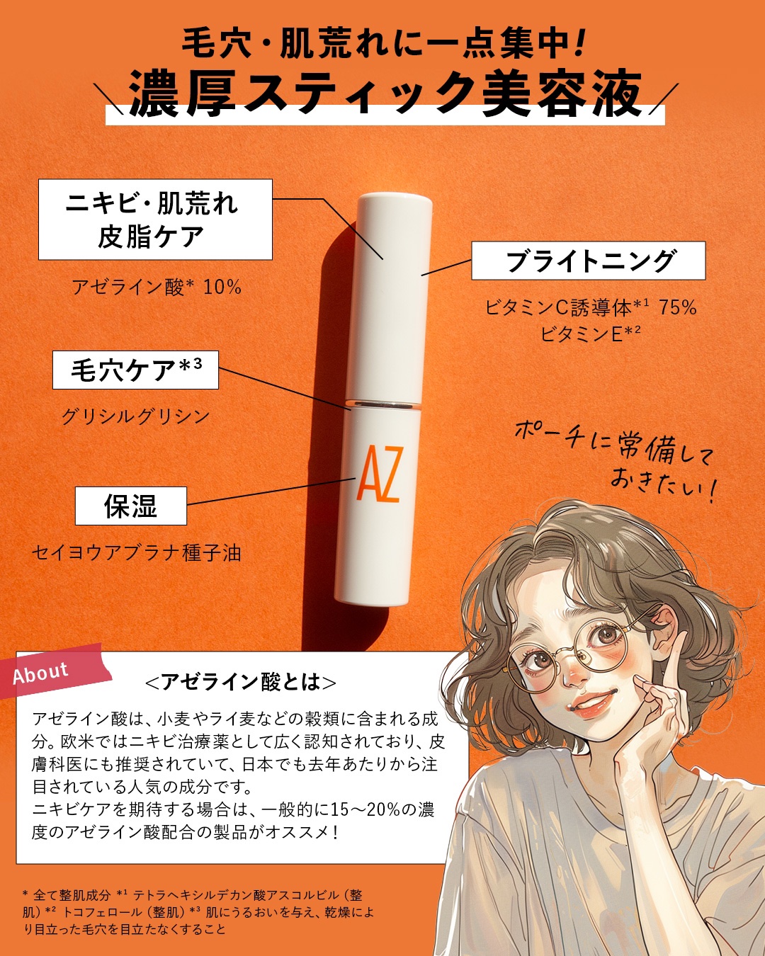 アゼフィット VC ディープスティック/NIKI PITA/美容液を使ったクチコミ（2枚目）