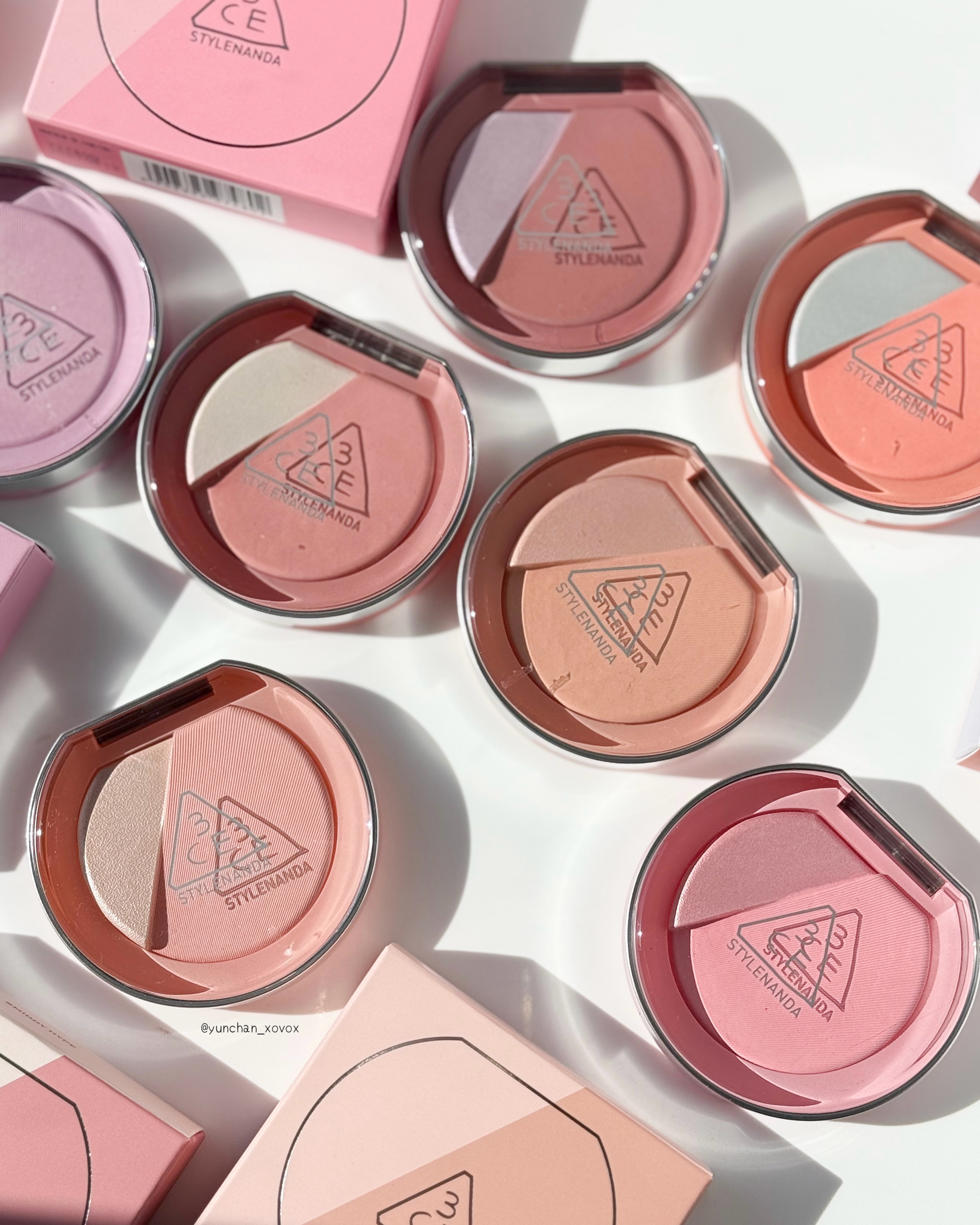 3CE ブラッシュライター/3CE/パウダーチークを使ったクチコミ（3枚目）