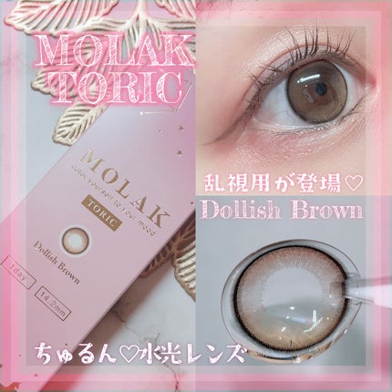 MOLAK TORIC 1day Dollish Brown TORIC/MOLAK/ワンデー(1DAY)カラコンの画像