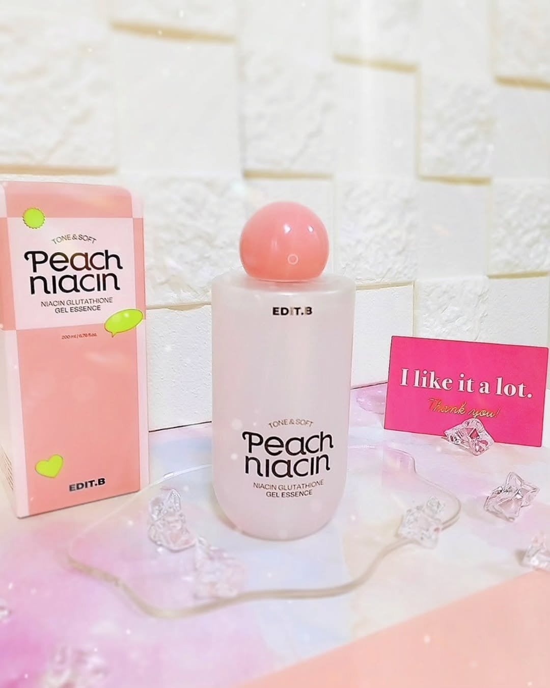 ピーチ ナイアシンアミド GLT ジェルエッセンス/EDIT.B/美容液を使ったクチコミ(2枚目)