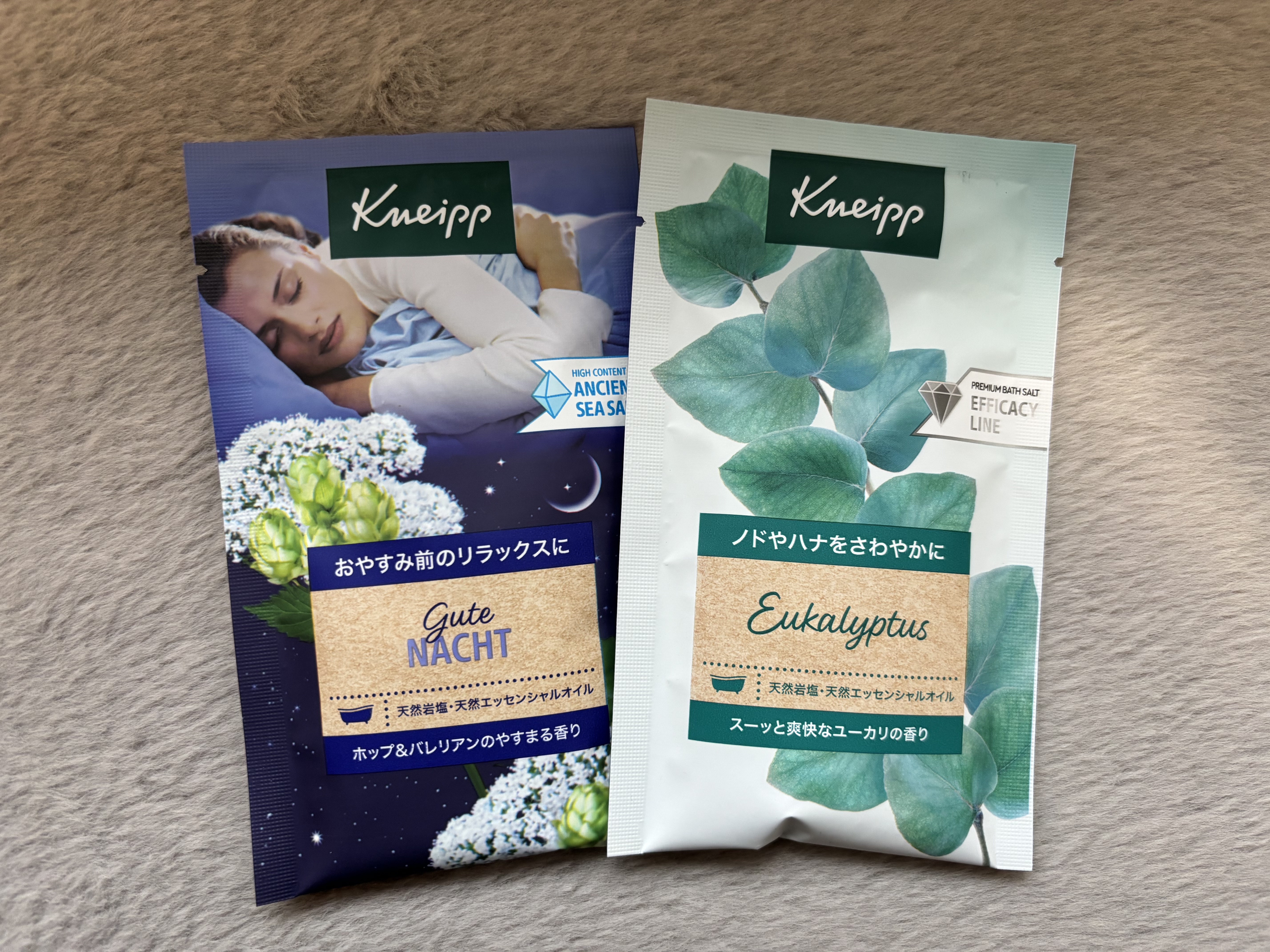 クナイプ バスソルト ユーカリの香り 50g/クナイプ/無機塩系入浴剤を使ったクチコミ（1枚目）