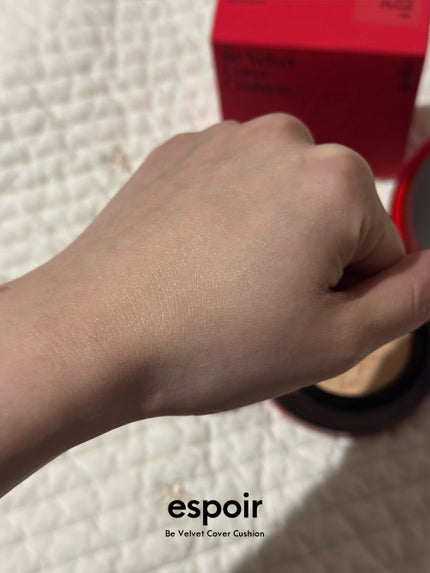 ビーベルベットカバークッション/espoir/クッションファンデーションを使ったクチコミ(4枚目)
