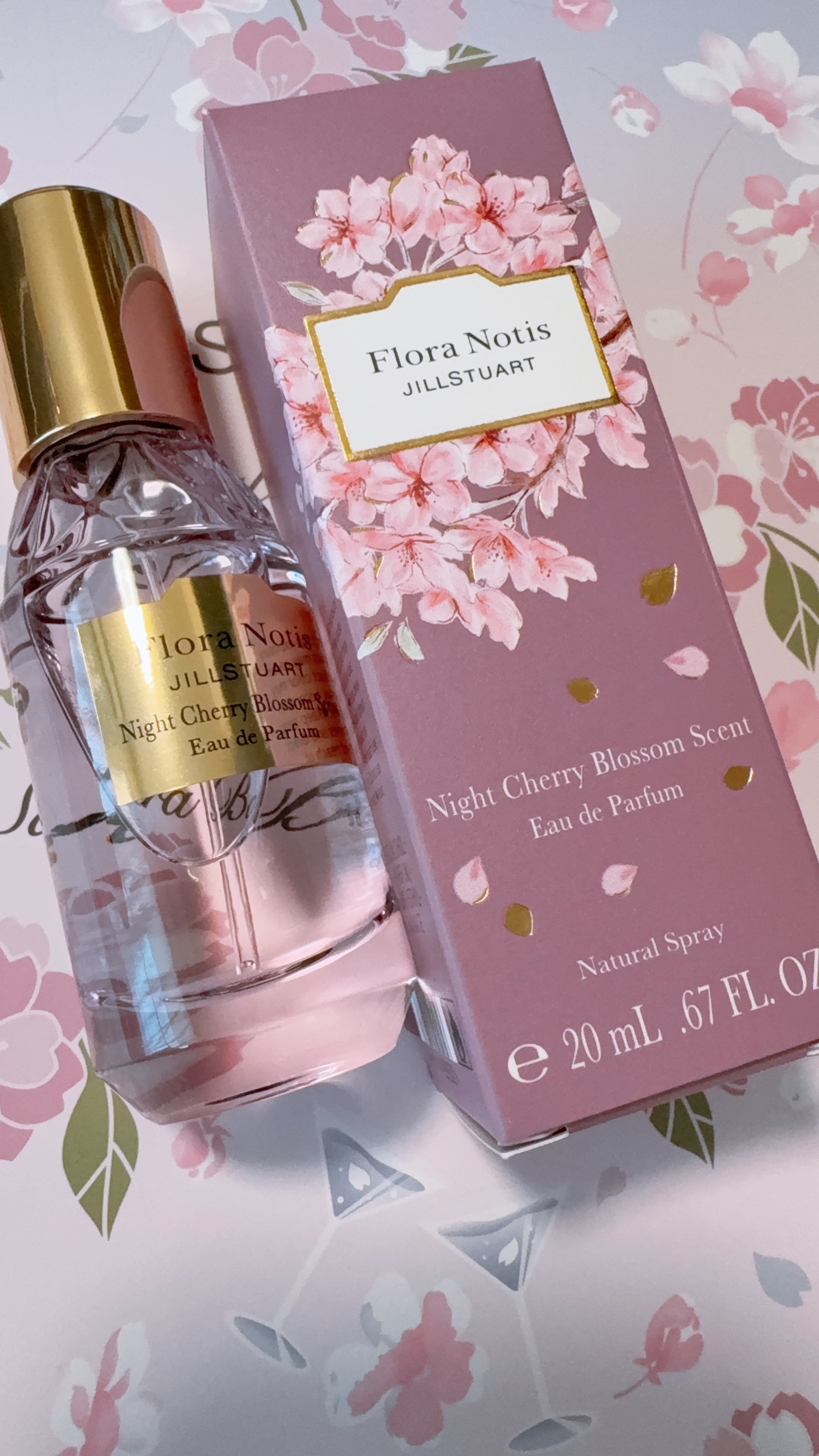 試してみた】ナイトチェリーブロッサム オードパルファン Flora