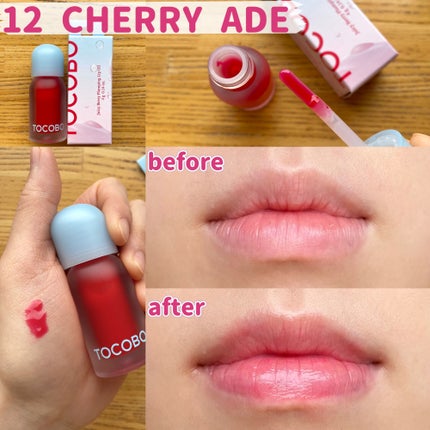 ジューシーベリープランピングリップオイル/TOCOBO/リップグロスを使ったクチコミ(4枚目)