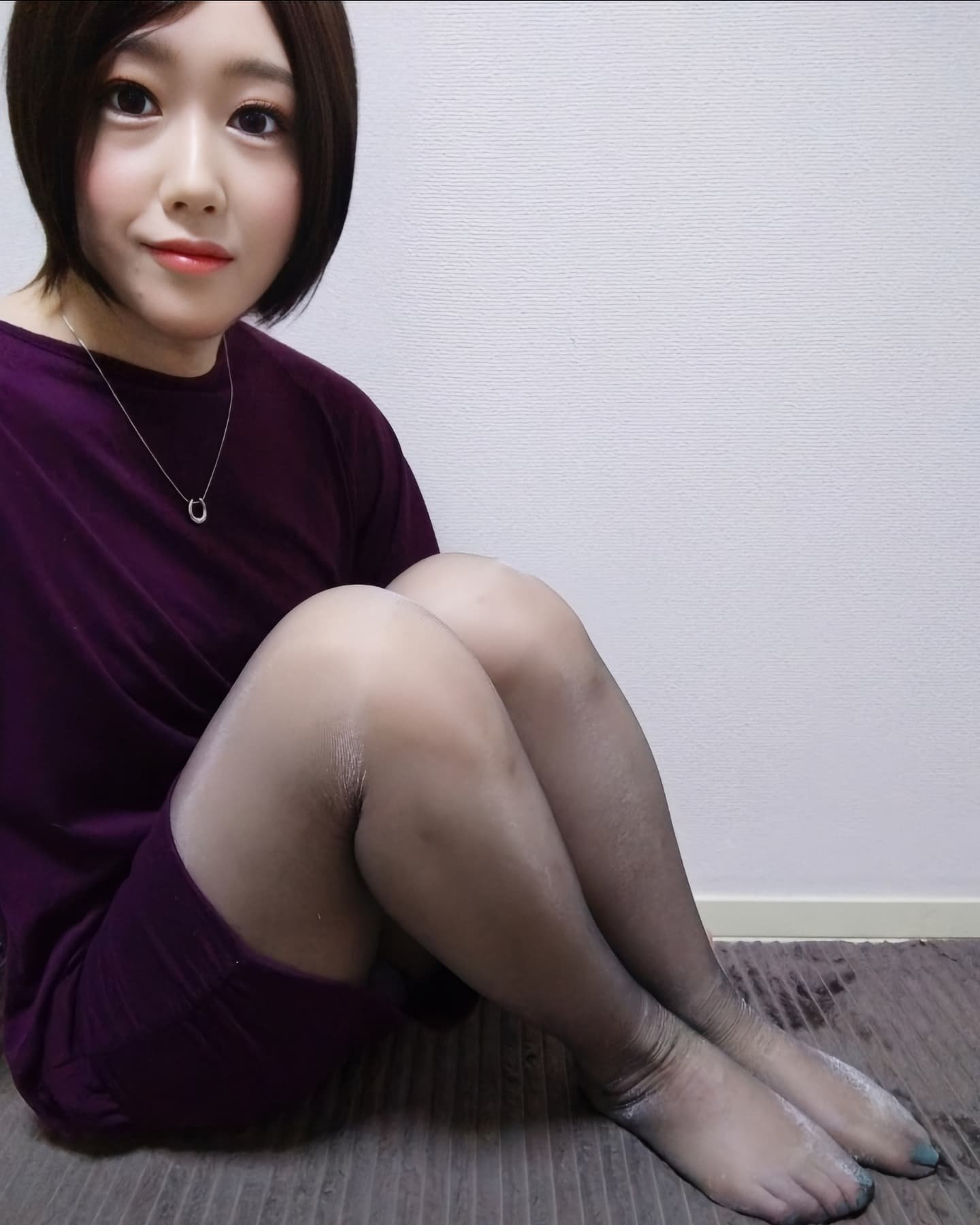 Mirica クリアグロスきらめく上質感ストッキング/グンゼ/着圧ソックス・レギンスを使ったクチコミ（2枚目）