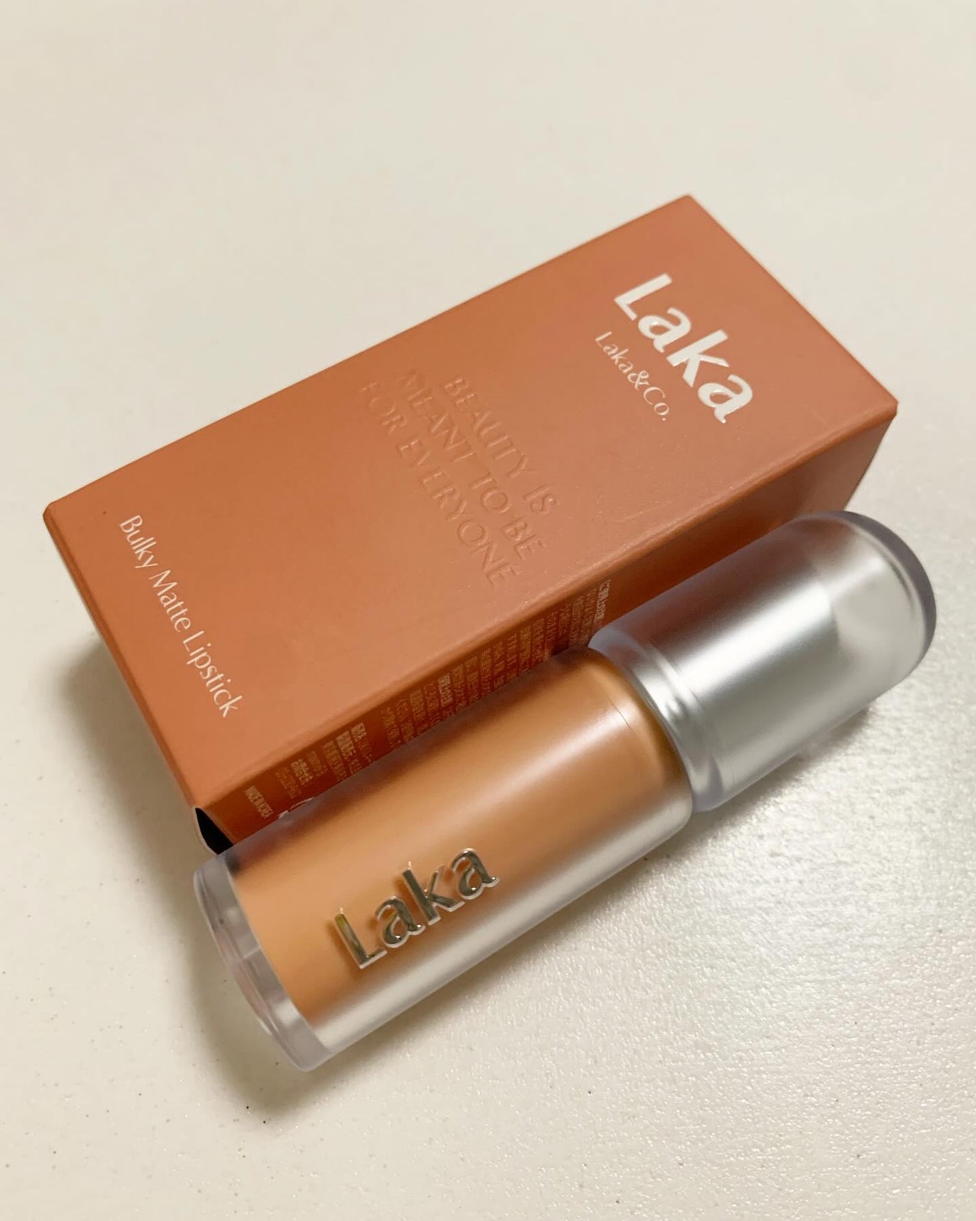 バルキーマットリップスティック/Laka/口紅を使ったクチコミ(3枚目)