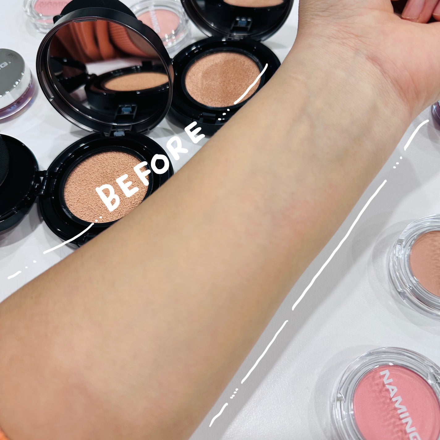 ネーミング フラッフィーパウダーブラッシュ/NAMING./パウダーチークを使ったクチコミ(6枚目)