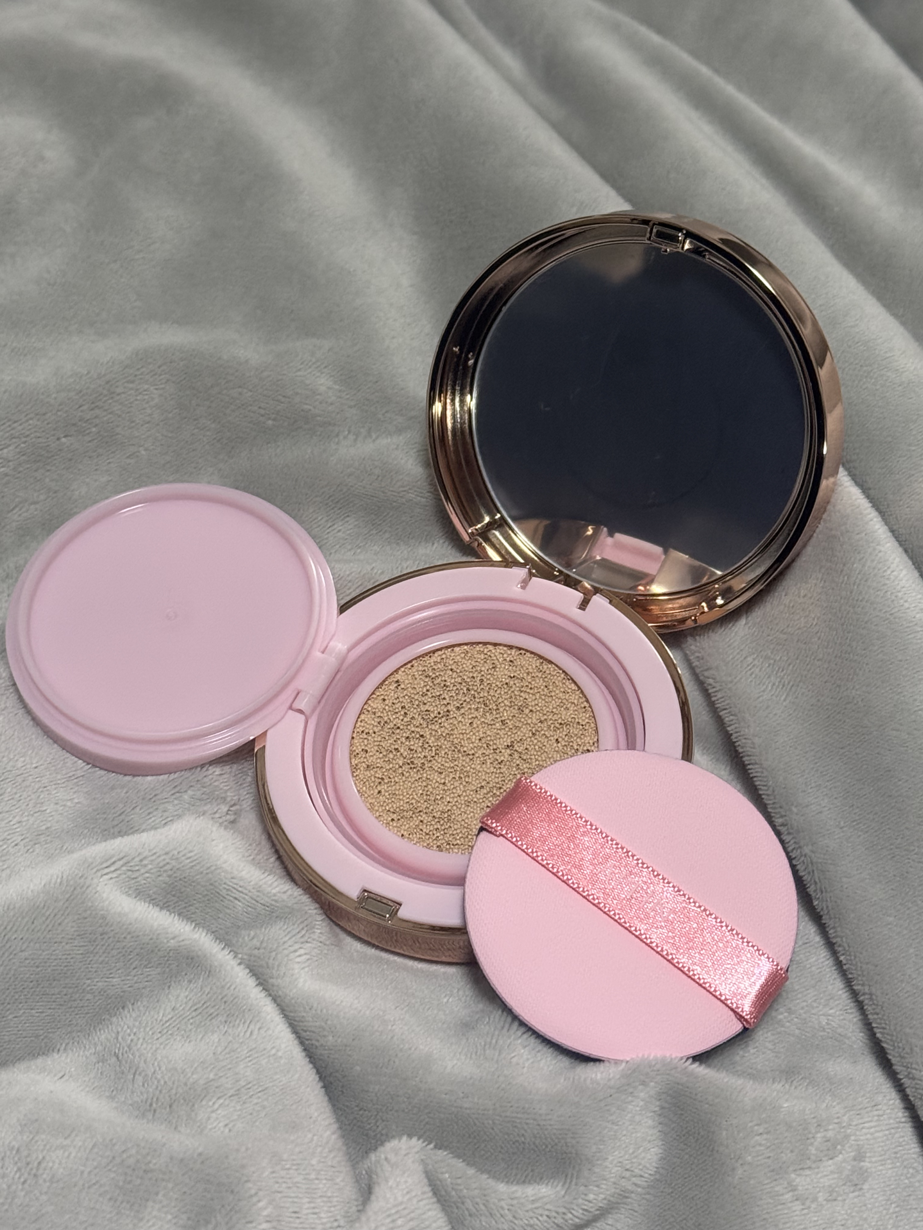 ピンクティーツリーカバークッション/APLIN/クッションファンデーションを使ったクチコミ（3枚目）