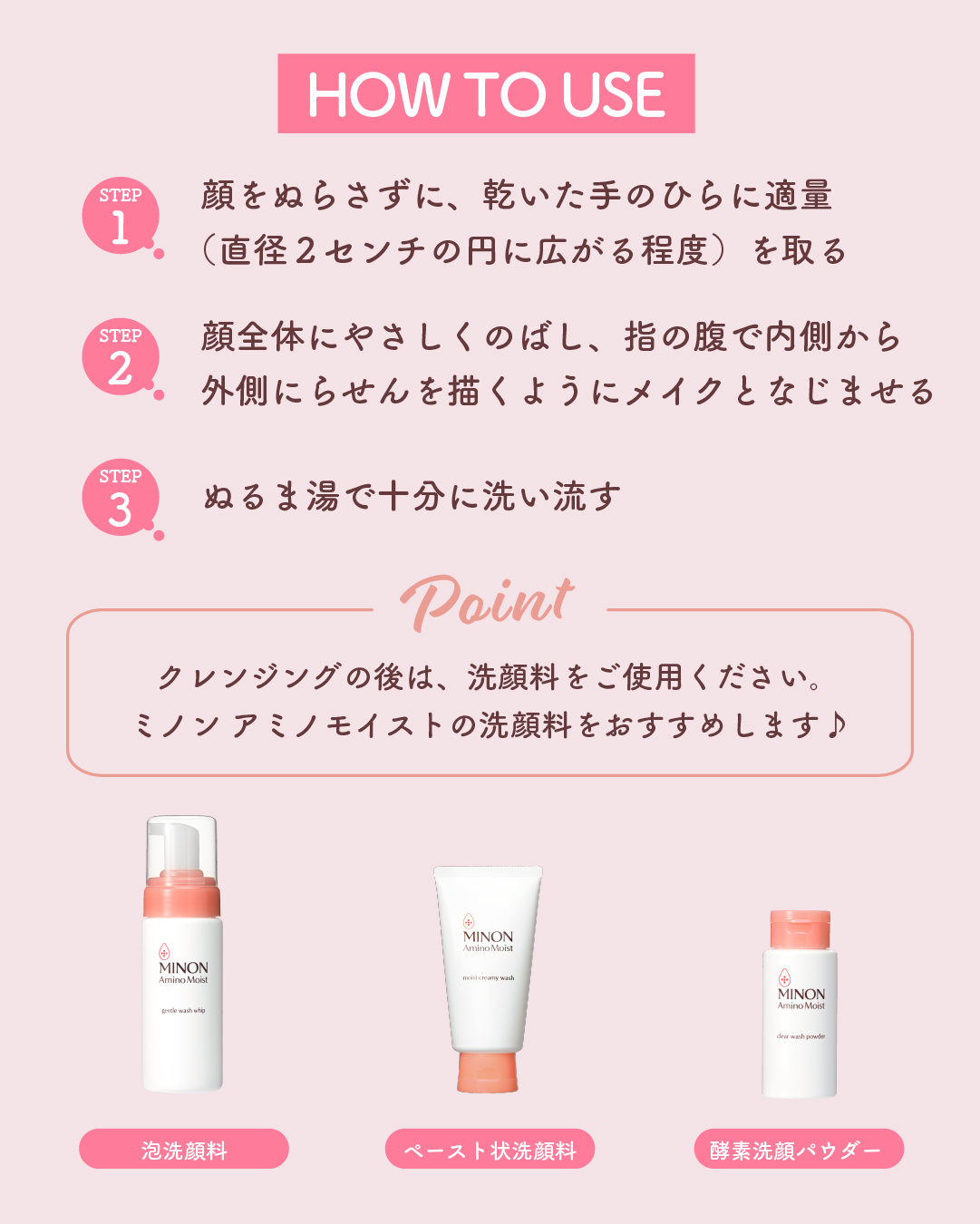 ミノン アミノモイスト モイストミルキィ クレンジング/ミノン/ミルククレンジングを使ったクチコミ（3枚目）