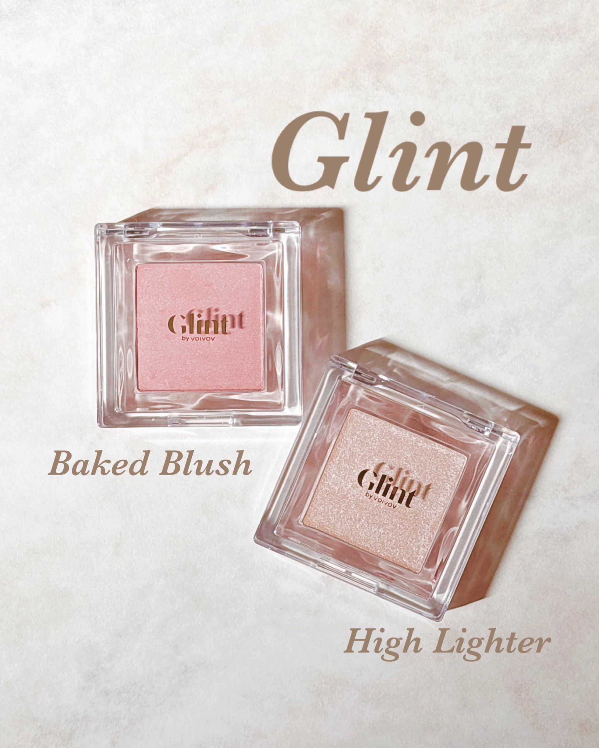 ベイクドブラッシュ/Glint/パウダーチークを使ったクチコミ（1枚目）