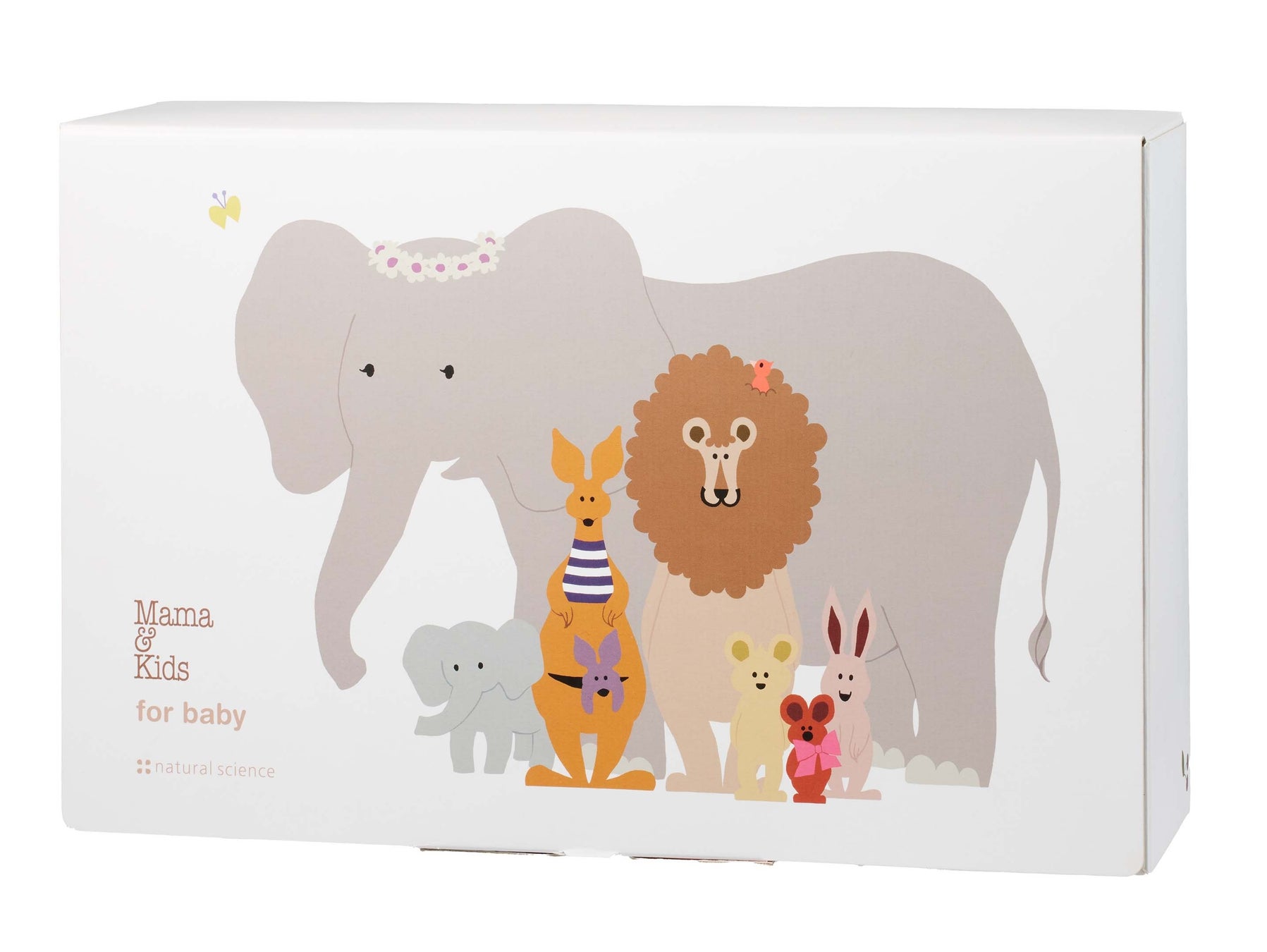 ナチュラルサイエンス ママ＆キッズ ベビースキンケアファーストギフトセット〈BⅠ-2〉（いっしょがいいね。Ⓡ 限定デザイン）